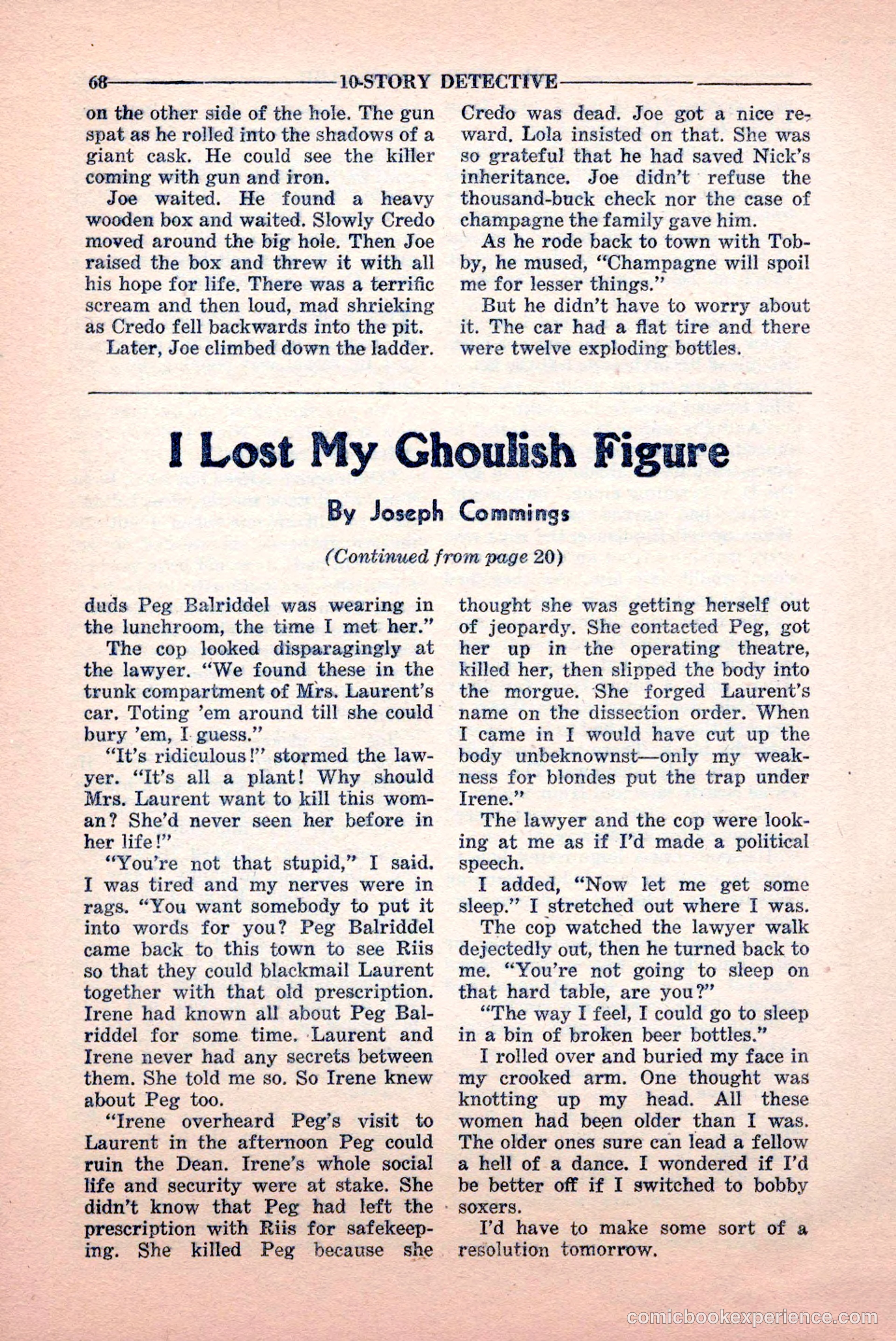 10-Story Detective, June 1949 — page 70 of 100