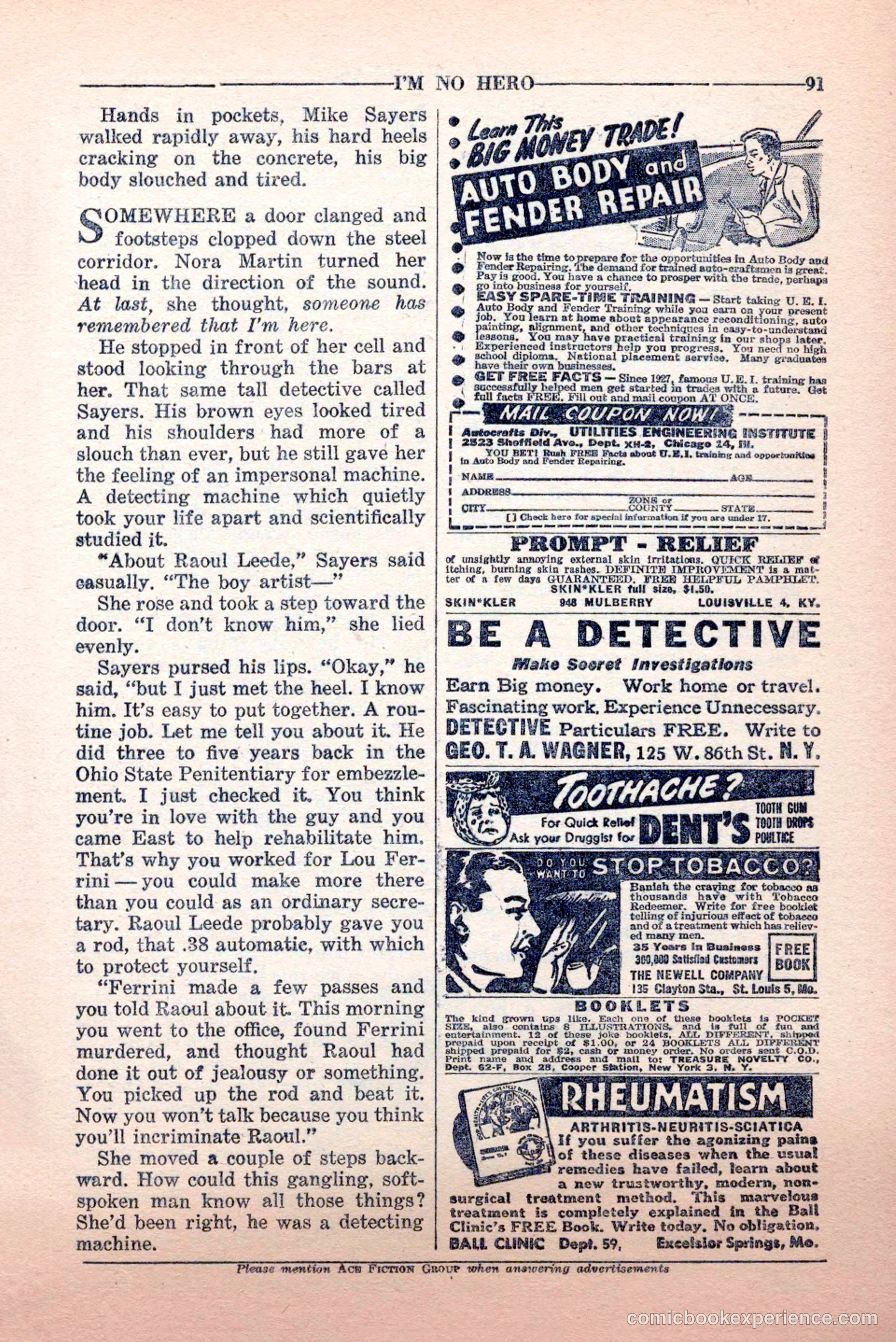 10-Story Detective, June 1949 — page 93 of 100