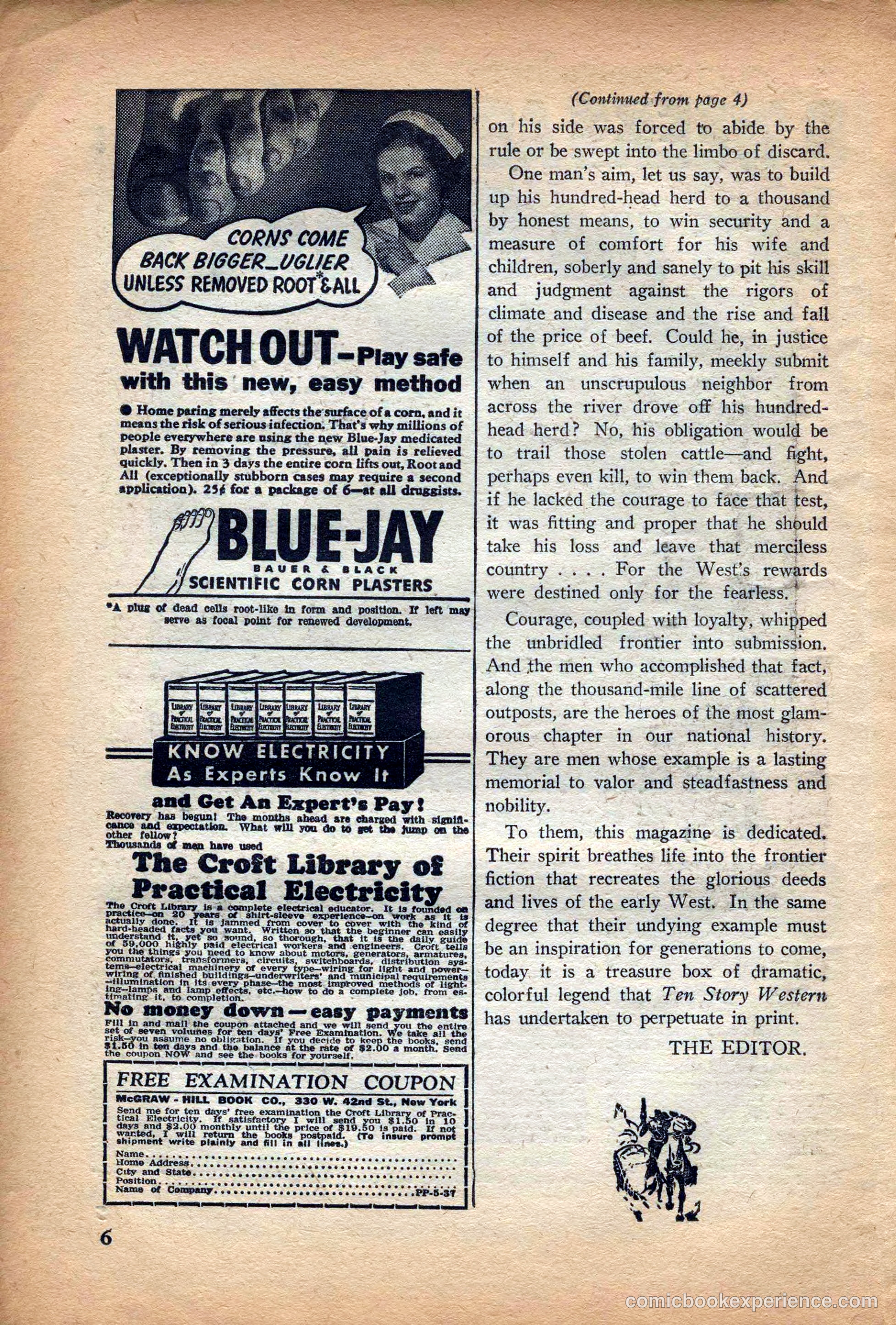 10 Story Western Magazine, May 1937 — page 8 of 132