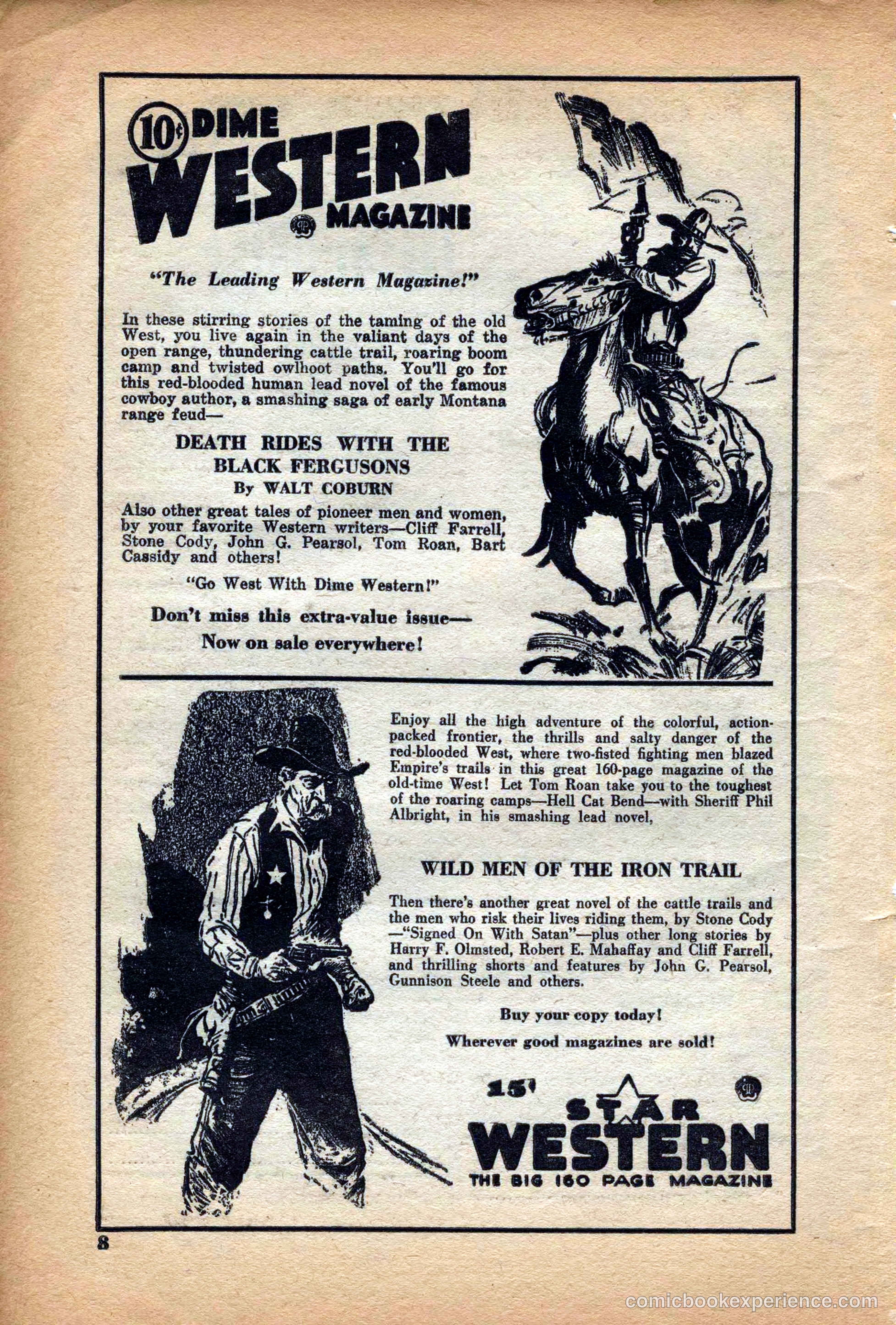 10 Story Western Magazine, May 1937 — page 10 of 132