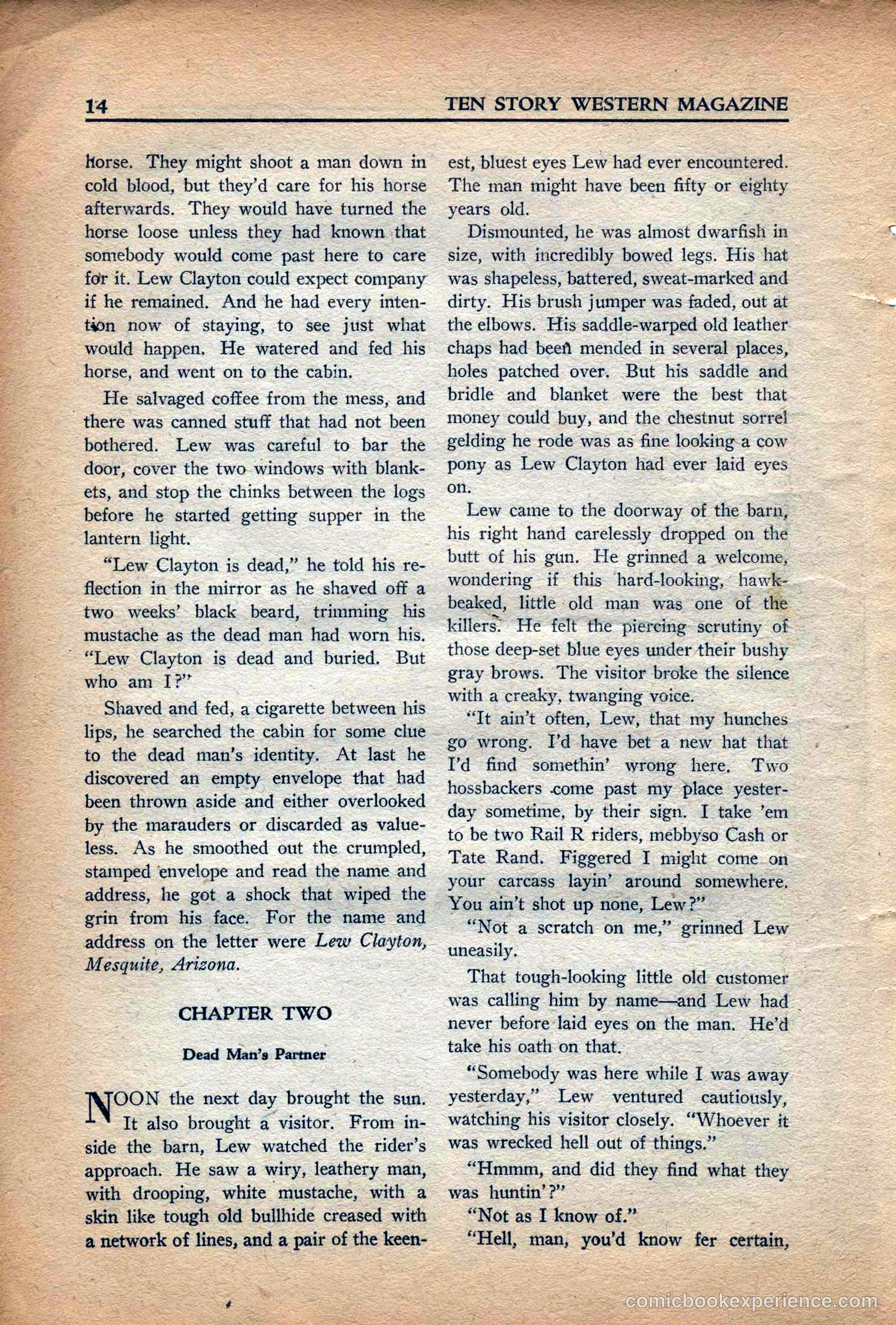 10 Story Western Magazine, May 1937 — page 16 of 132