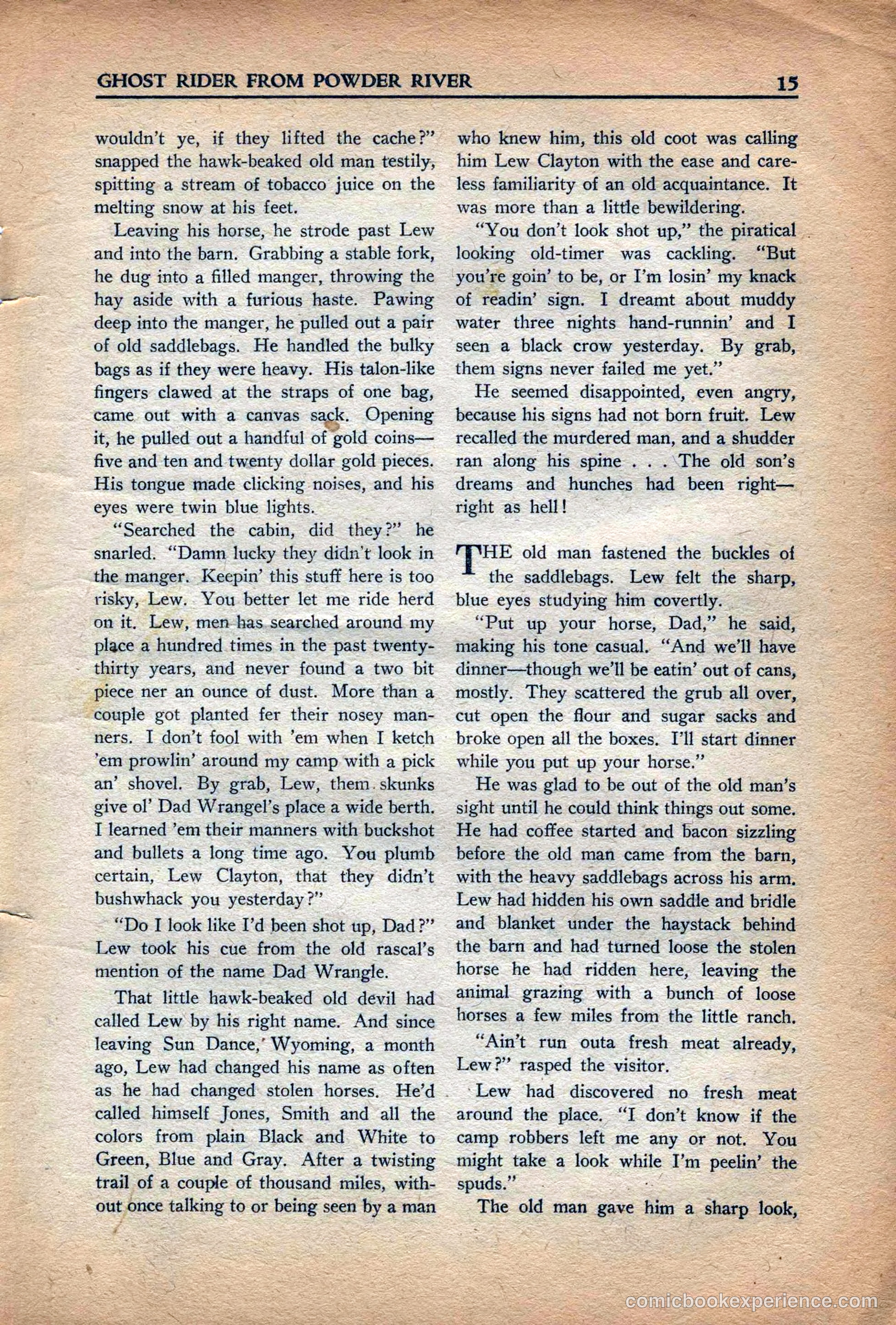 10 Story Western Magazine, May 1937 — page 17 of 132