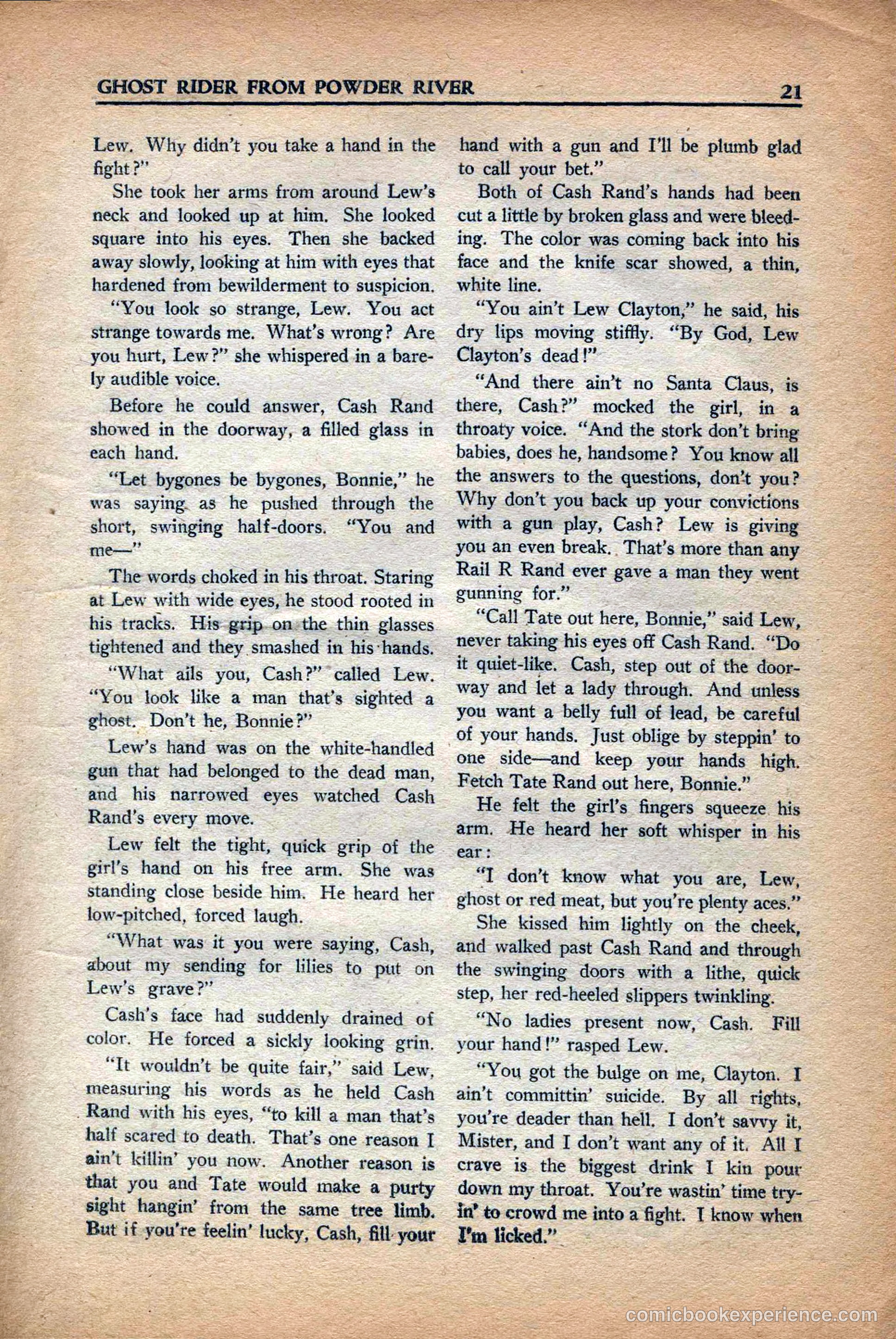 10 Story Western Magazine, May 1937 — page 23 of 132