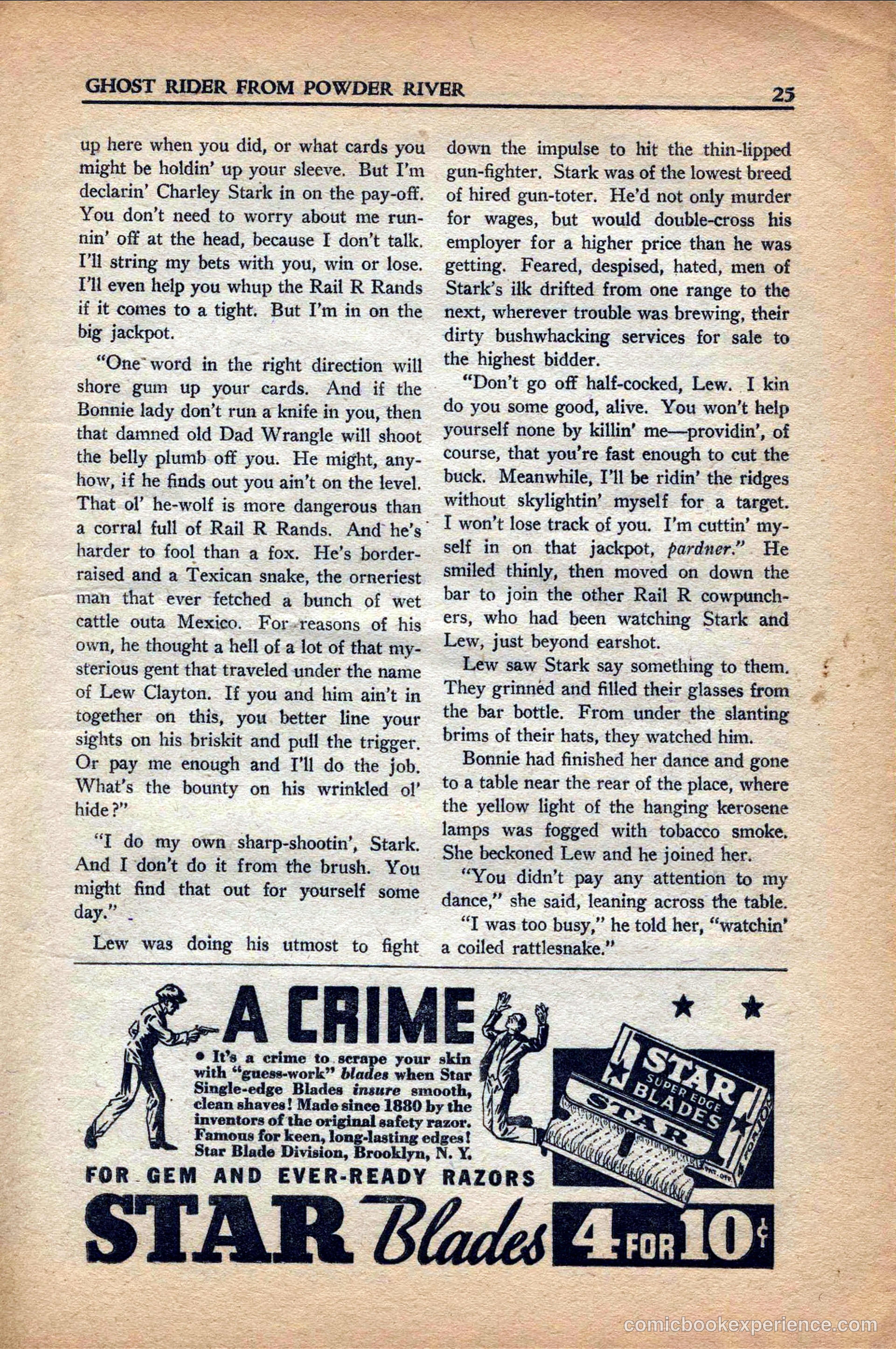 10 Story Western Magazine, May 1937 — page 27 of 132