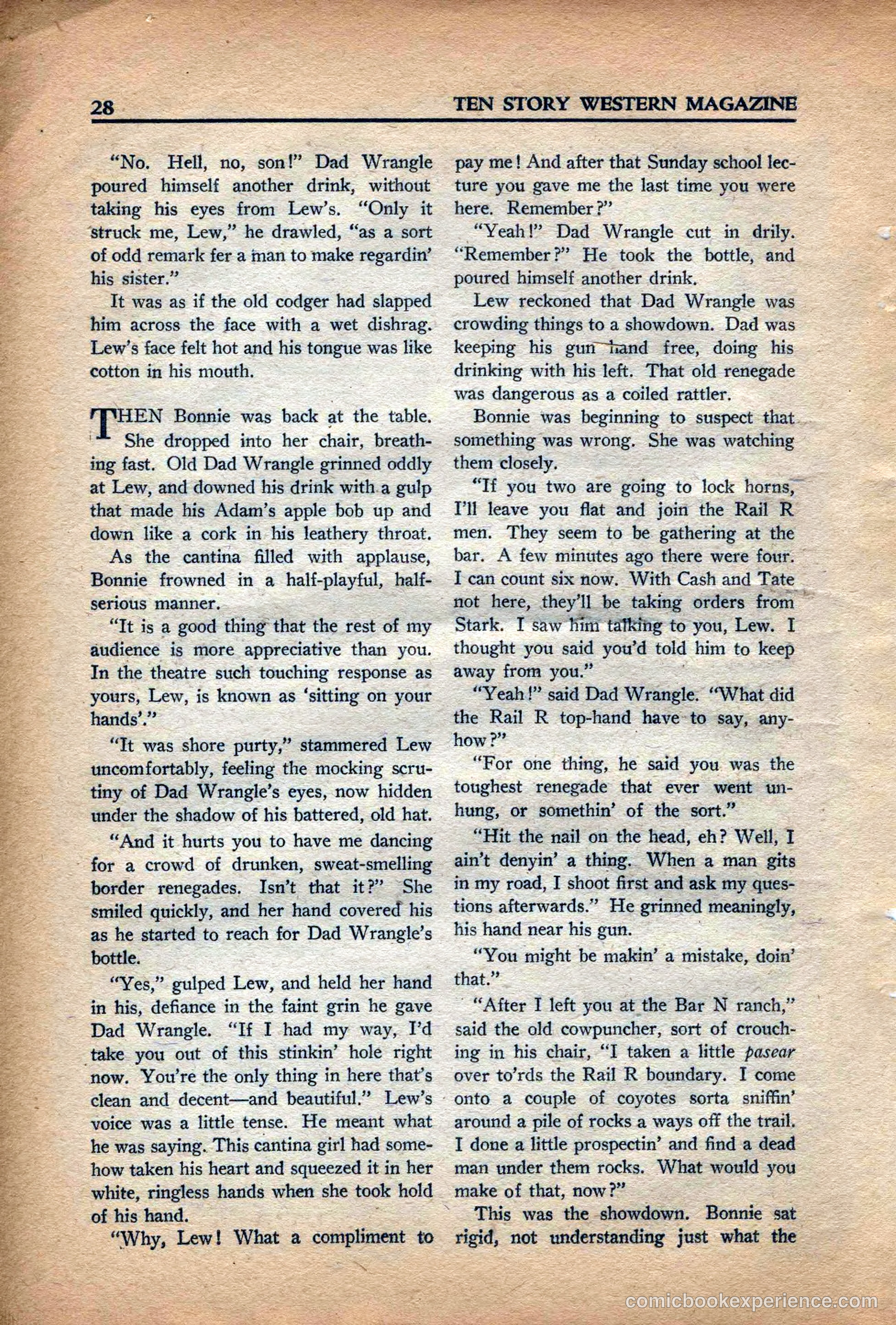 10 Story Western Magazine, May 1937 — page 30 of 132