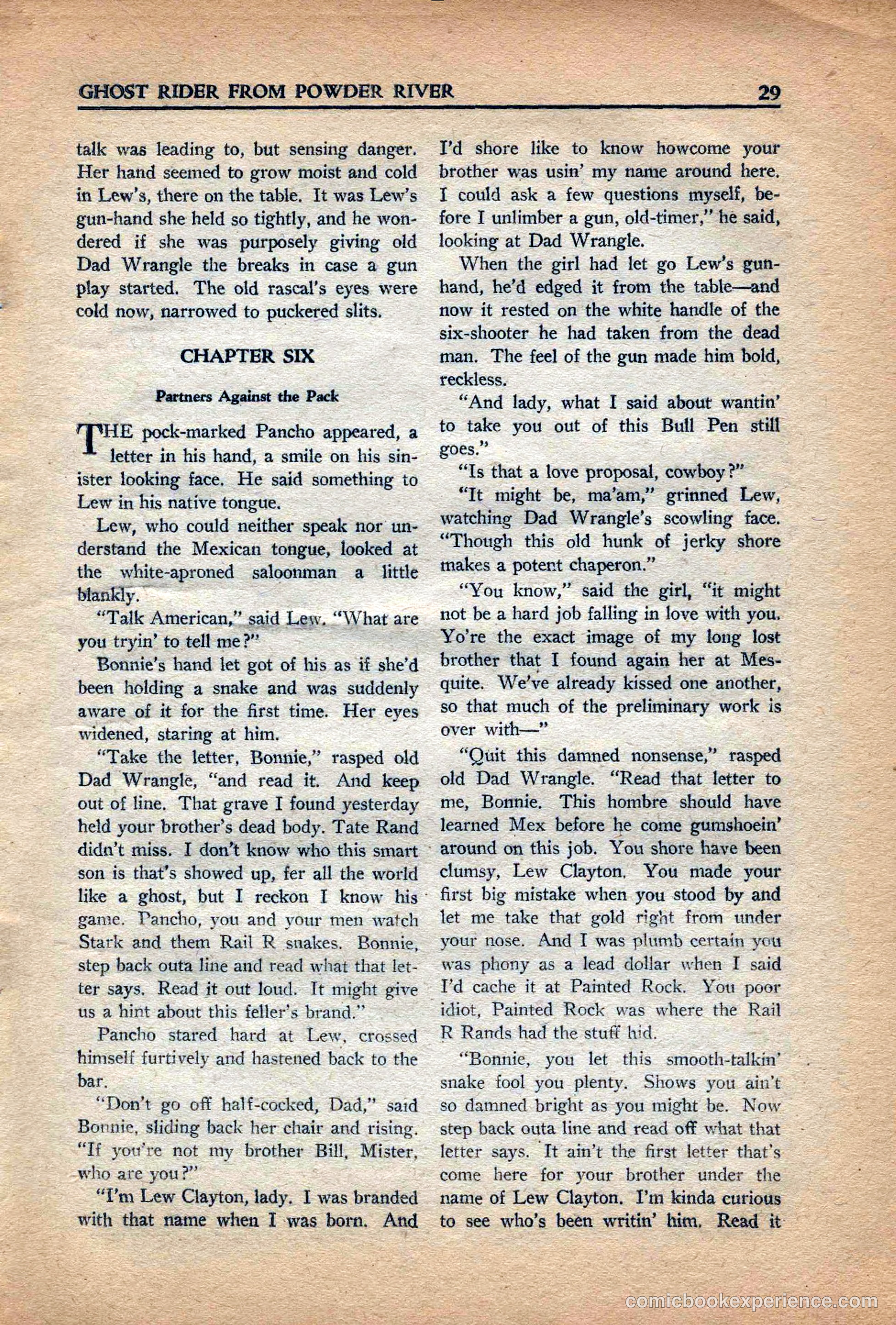10 Story Western Magazine, May 1937 — page 31 of 132