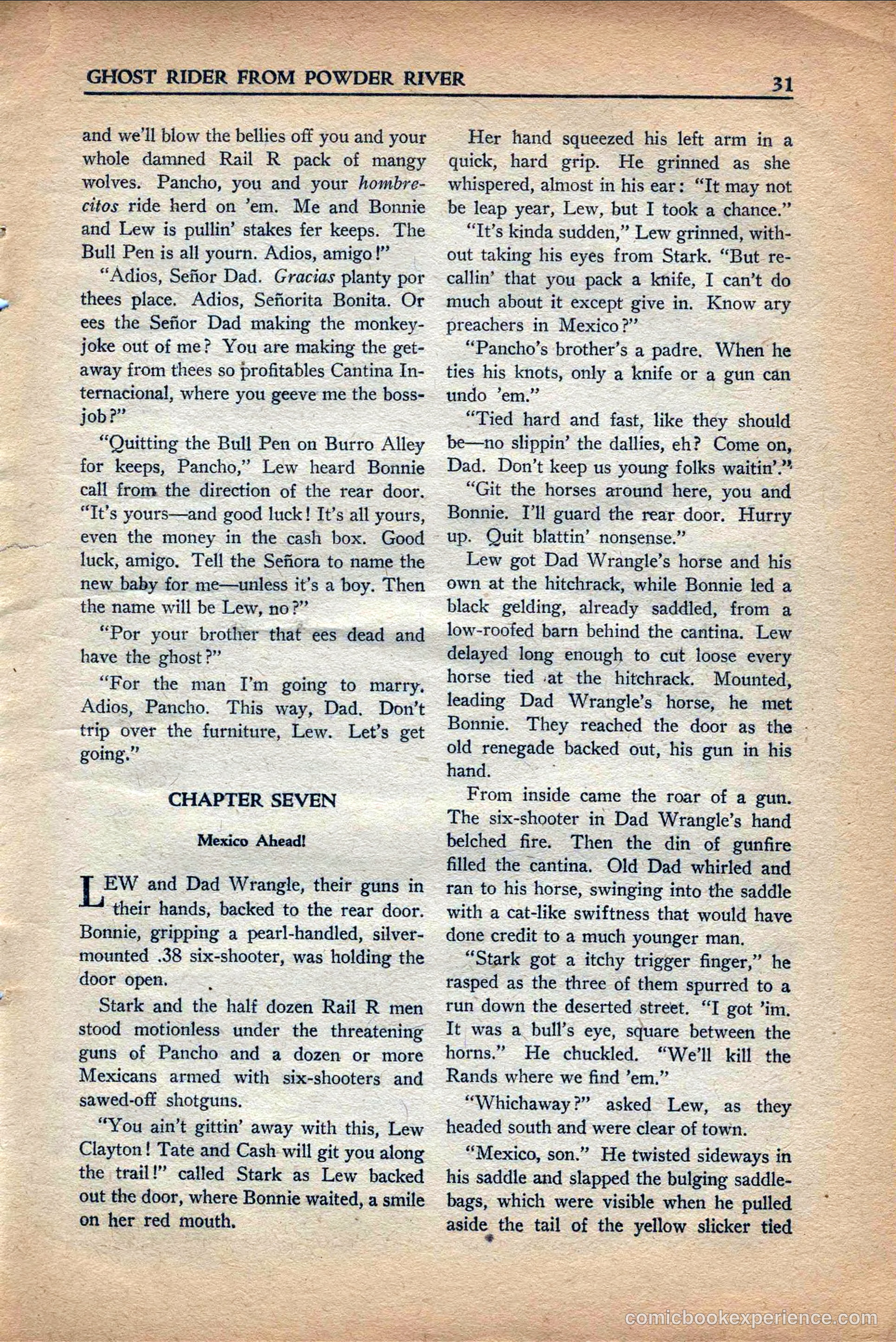 10 Story Western Magazine, May 1937 — page 33 of 132