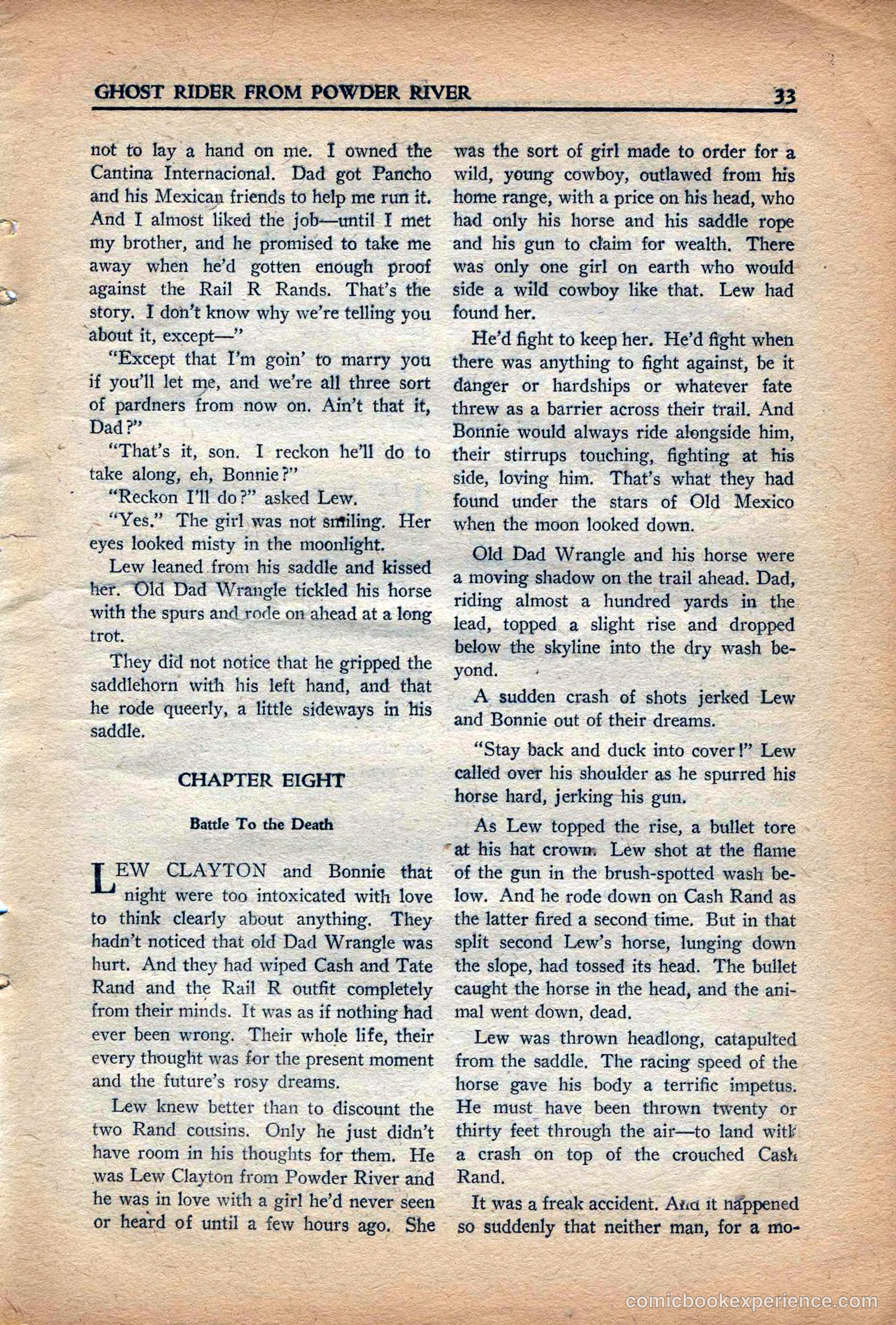 10 Story Western Magazine, May 1937 — page 35 of 132