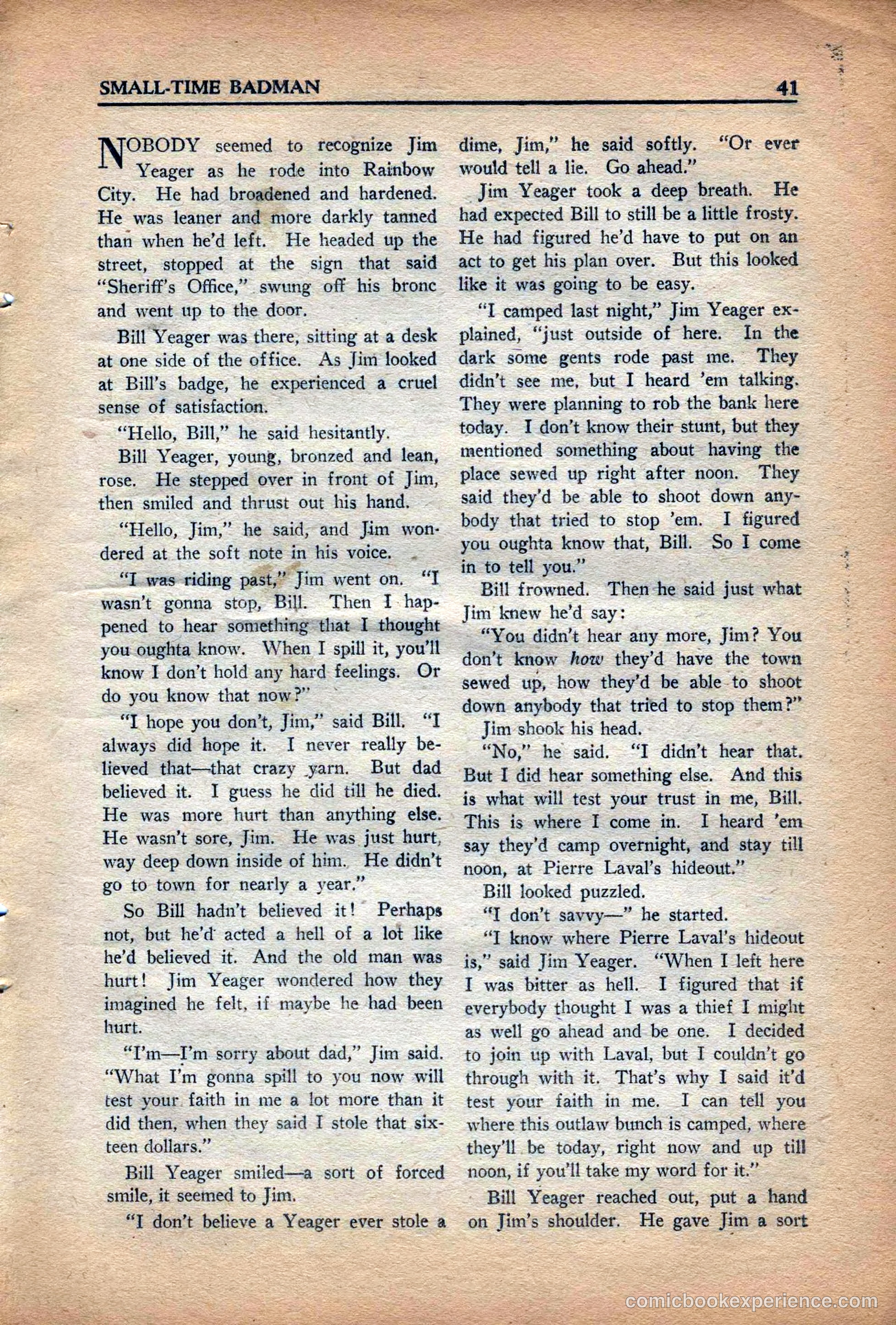 10 Story Western Magazine, May 1937 — page 43 of 132