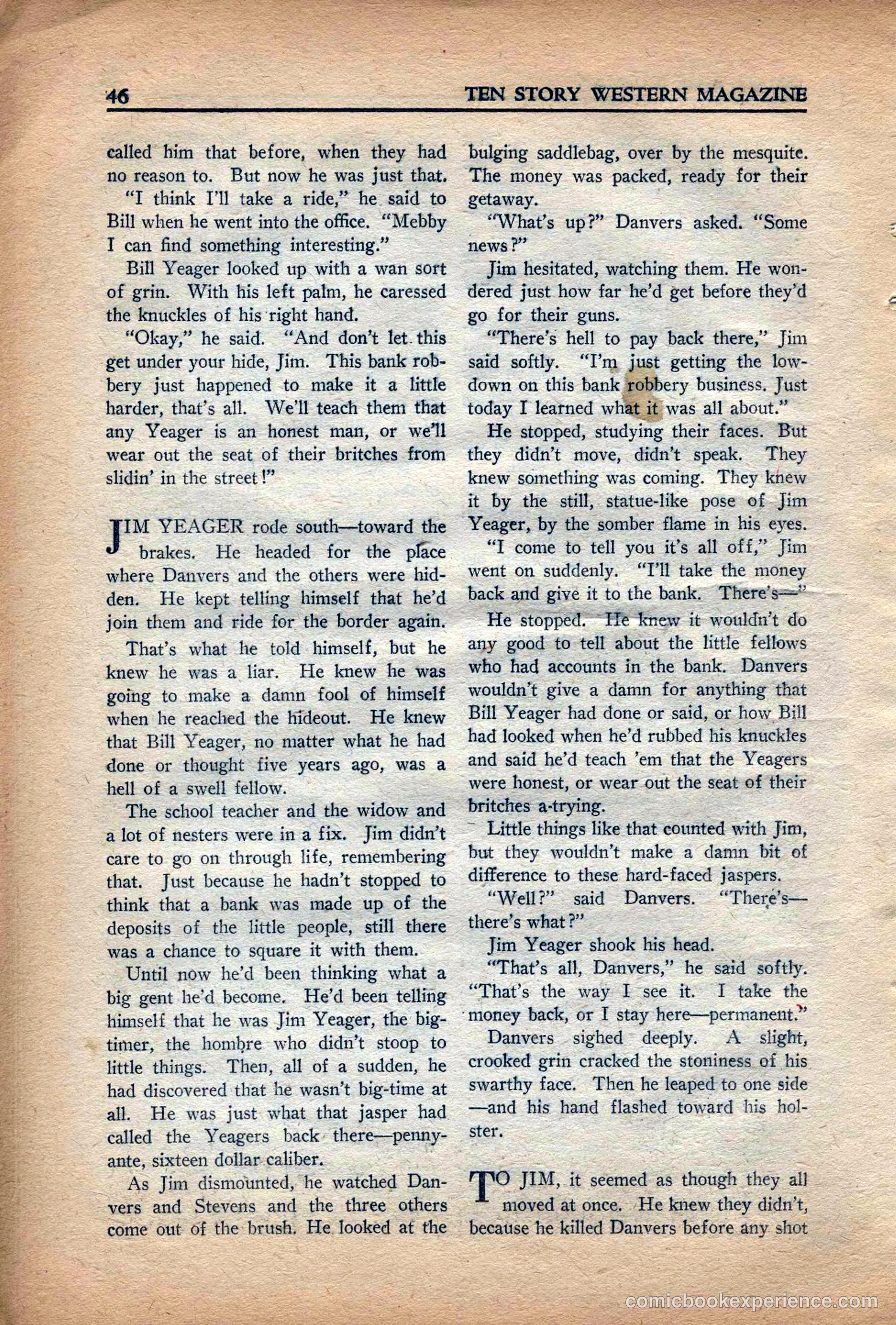 10 Story Western Magazine, May 1937 — page 48 of 132