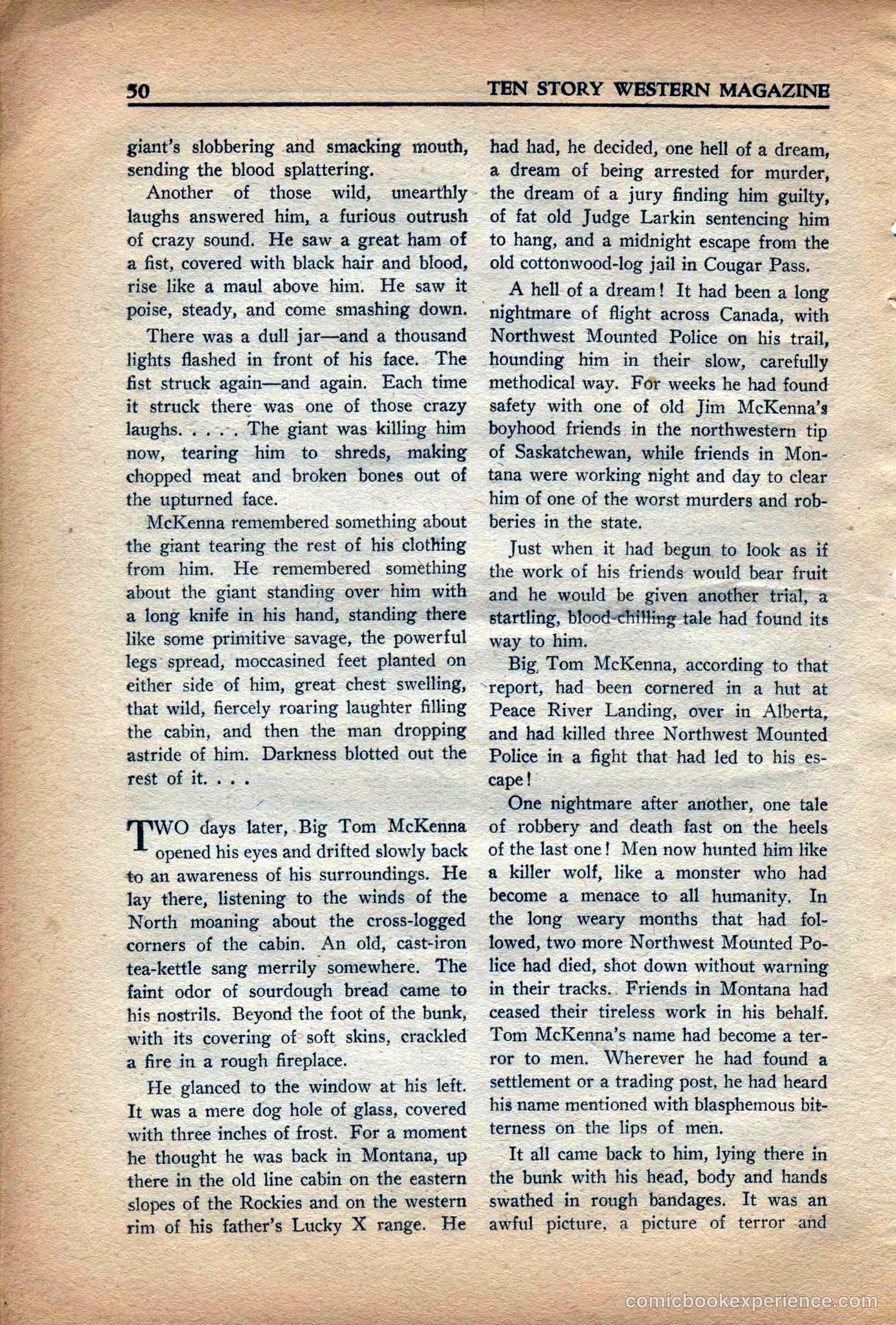 10 Story Western Magazine, May 1937 — page 52 of 132