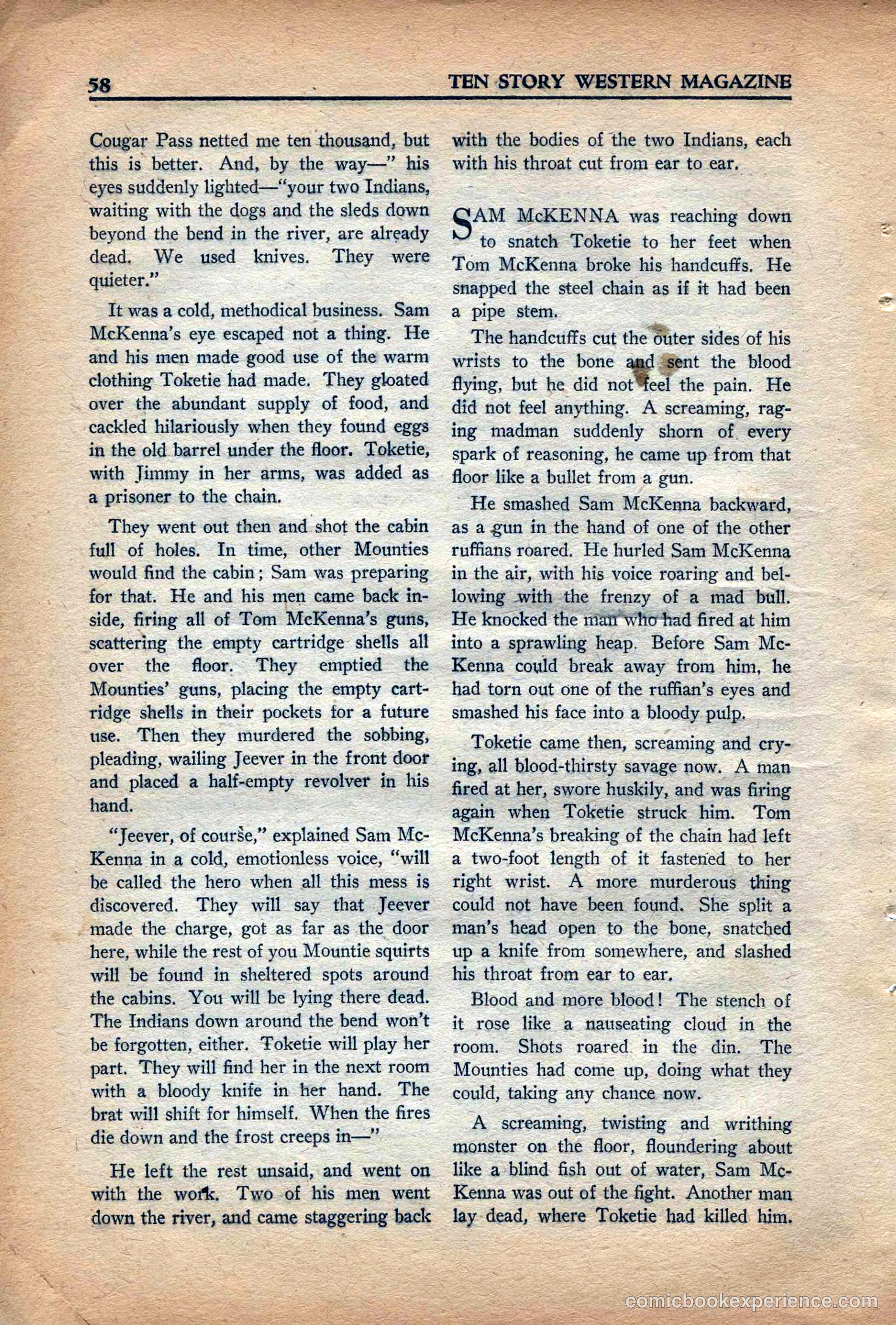 10 Story Western Magazine, May 1937 — page 60 of 132