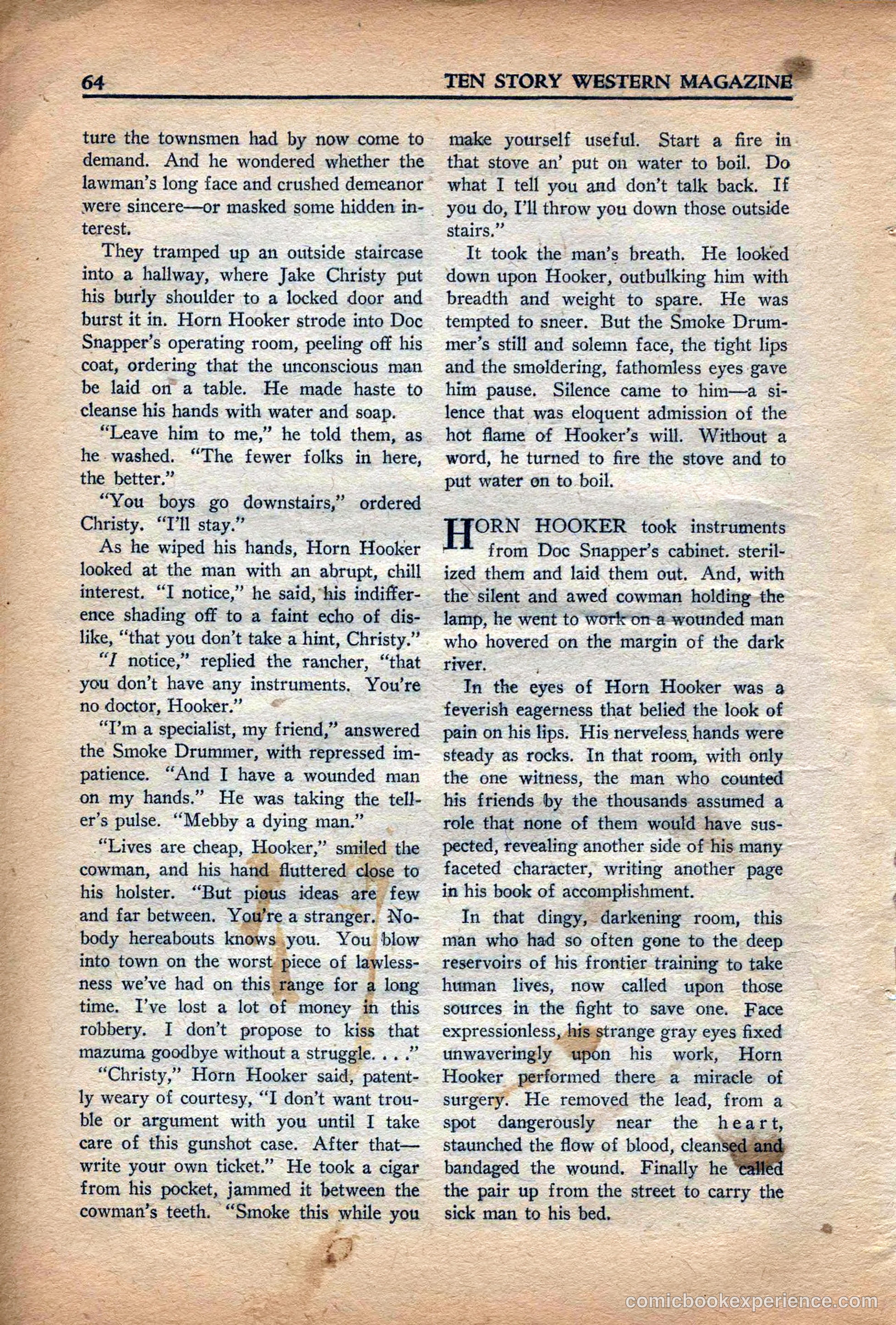 10 Story Western Magazine, May 1937 — page 66 of 132