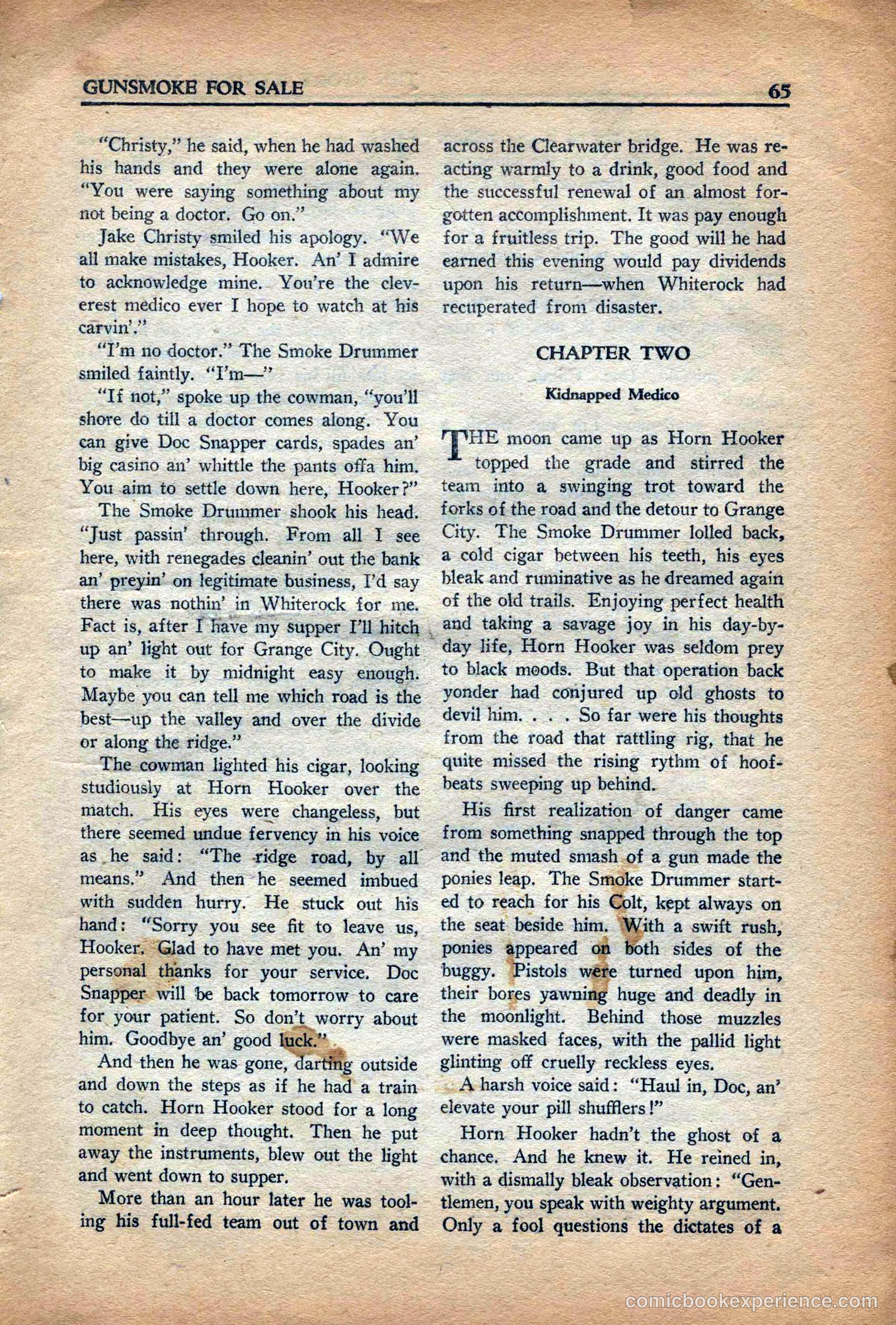 10 Story Western Magazine, May 1937 — page 67 of 132