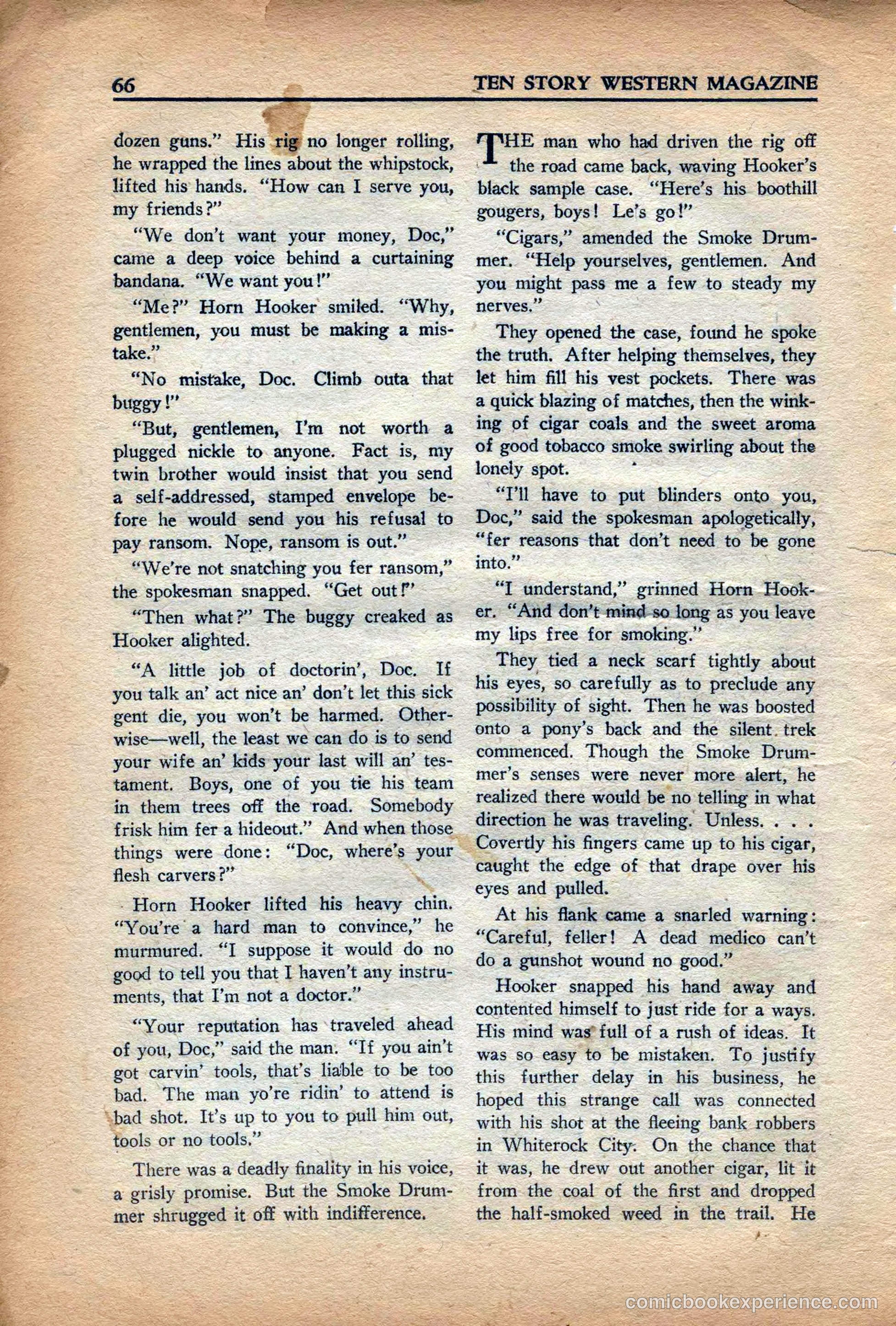 10 Story Western Magazine, May 1937 — page 68 of 132