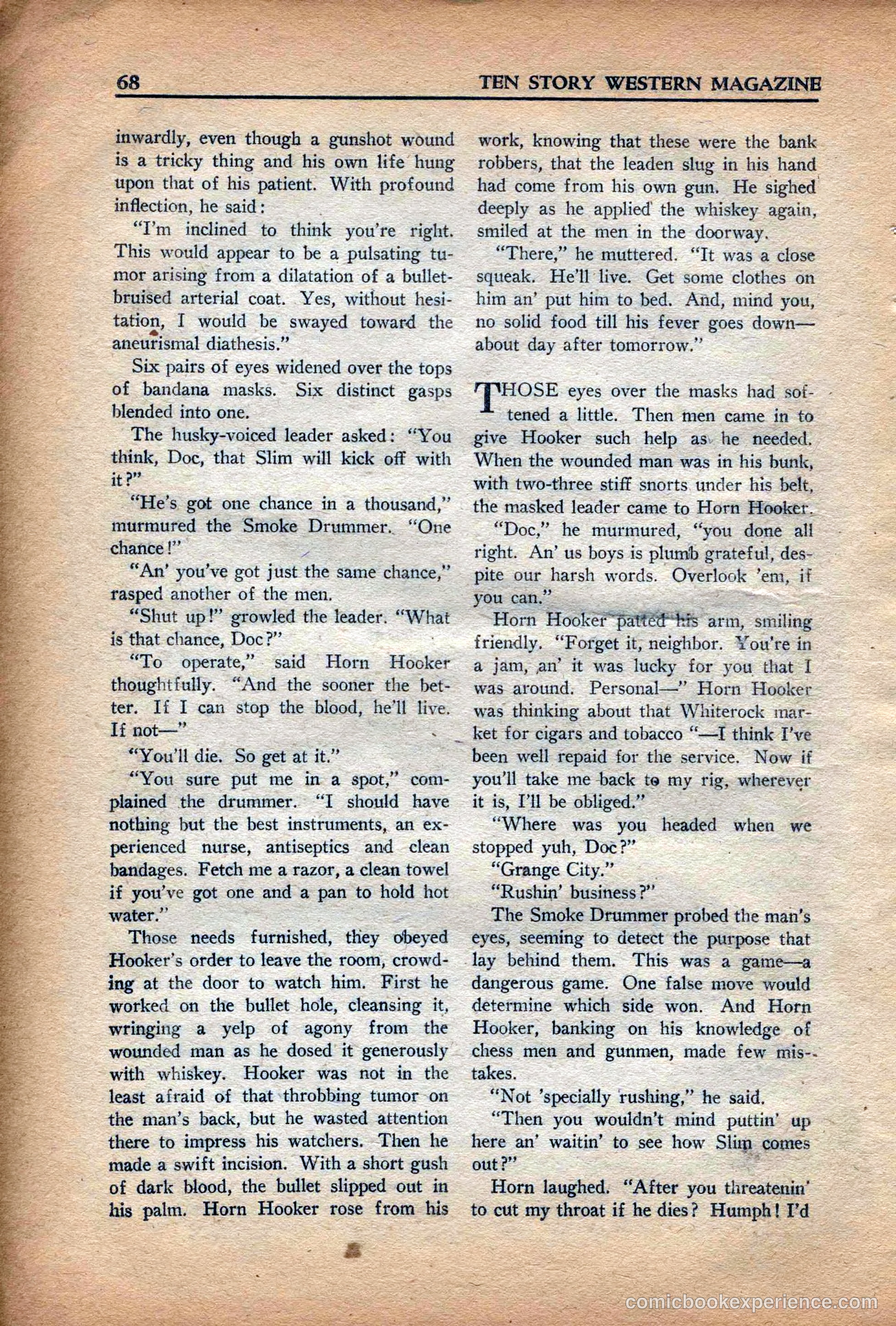 10 Story Western Magazine, May 1937 — page 70 of 132