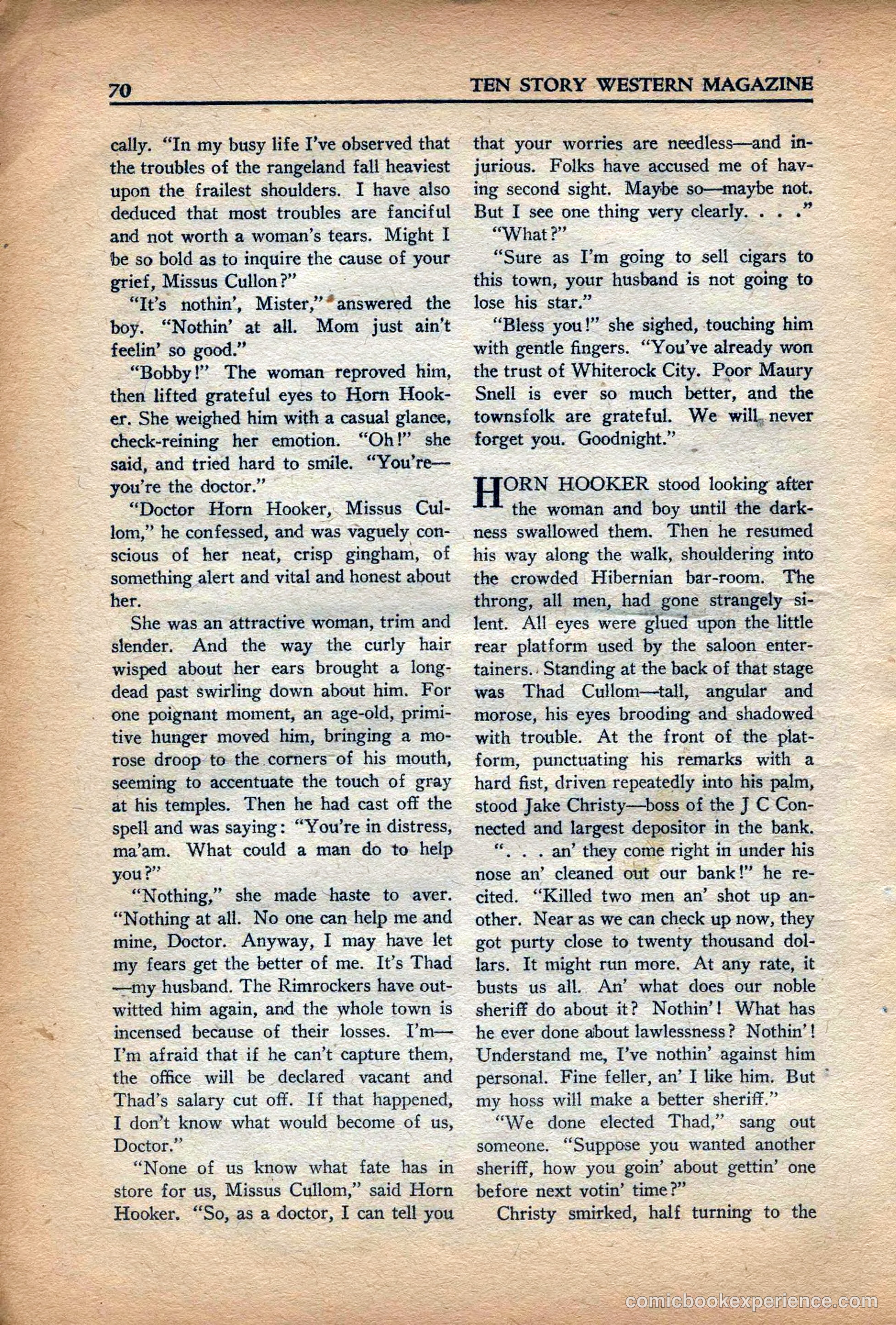 10 Story Western Magazine, May 1937 — page 72 of 132