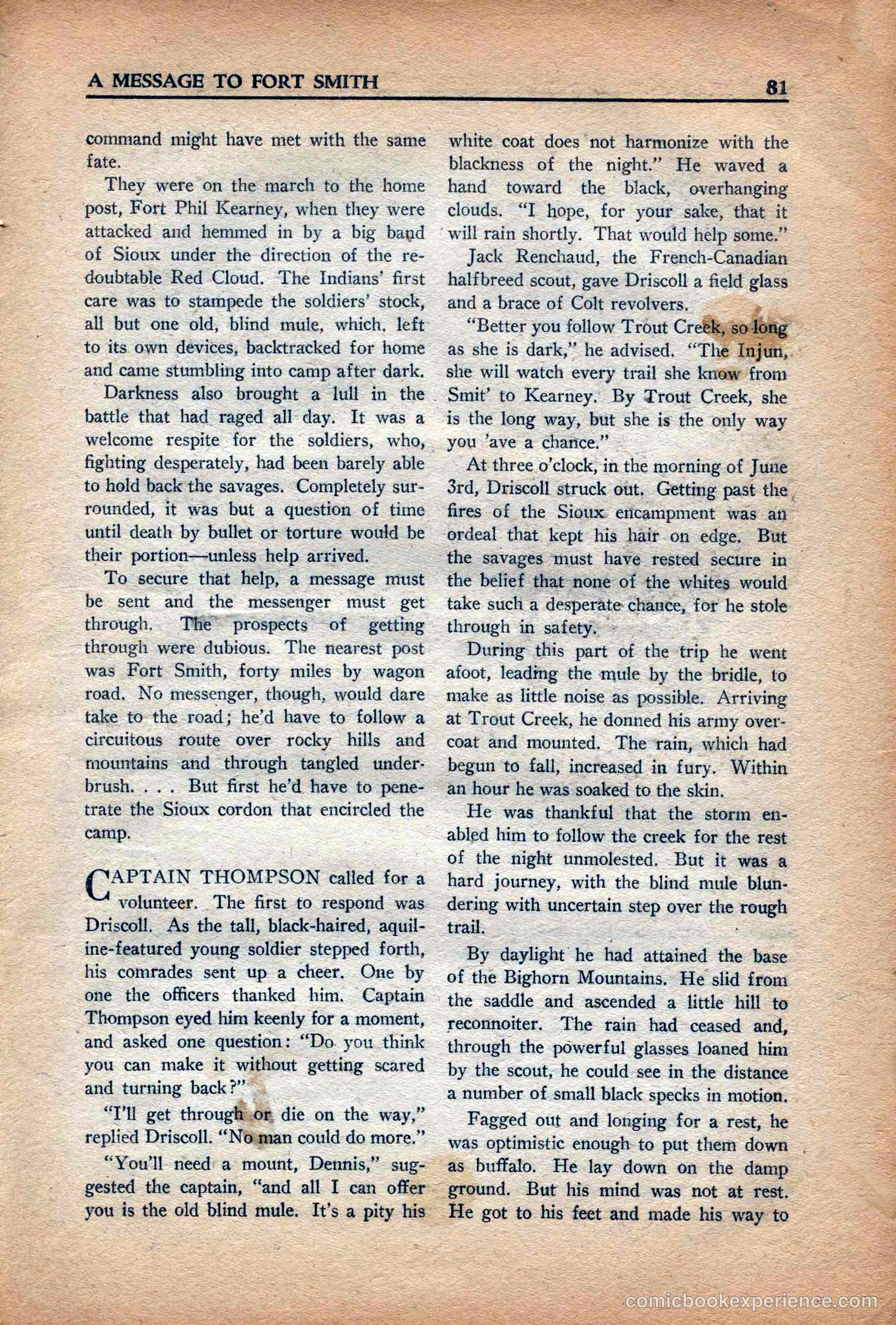 10 Story Western Magazine, May 1937 — page 83 of 132