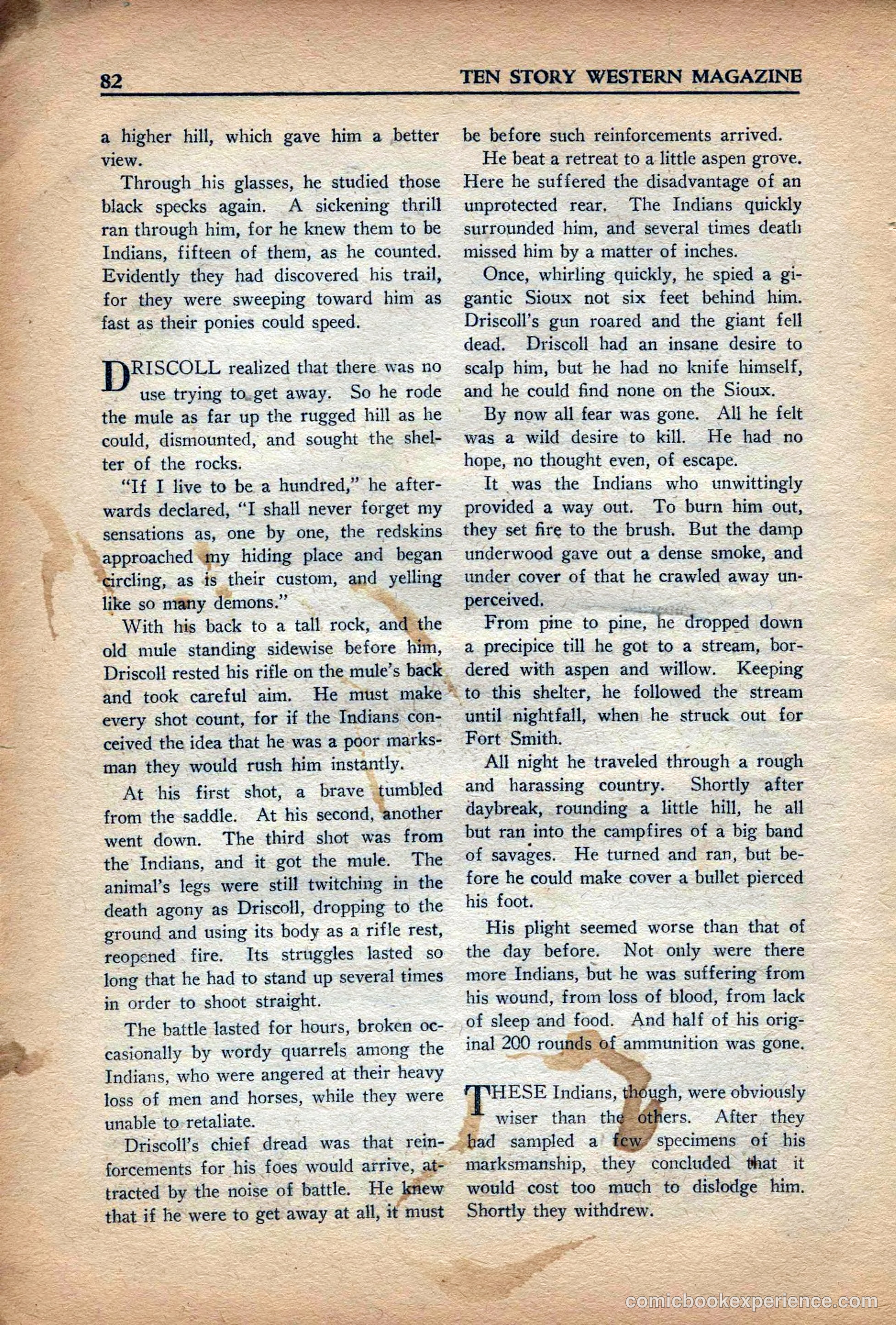 10 Story Western Magazine, May 1937 — page 84 of 132