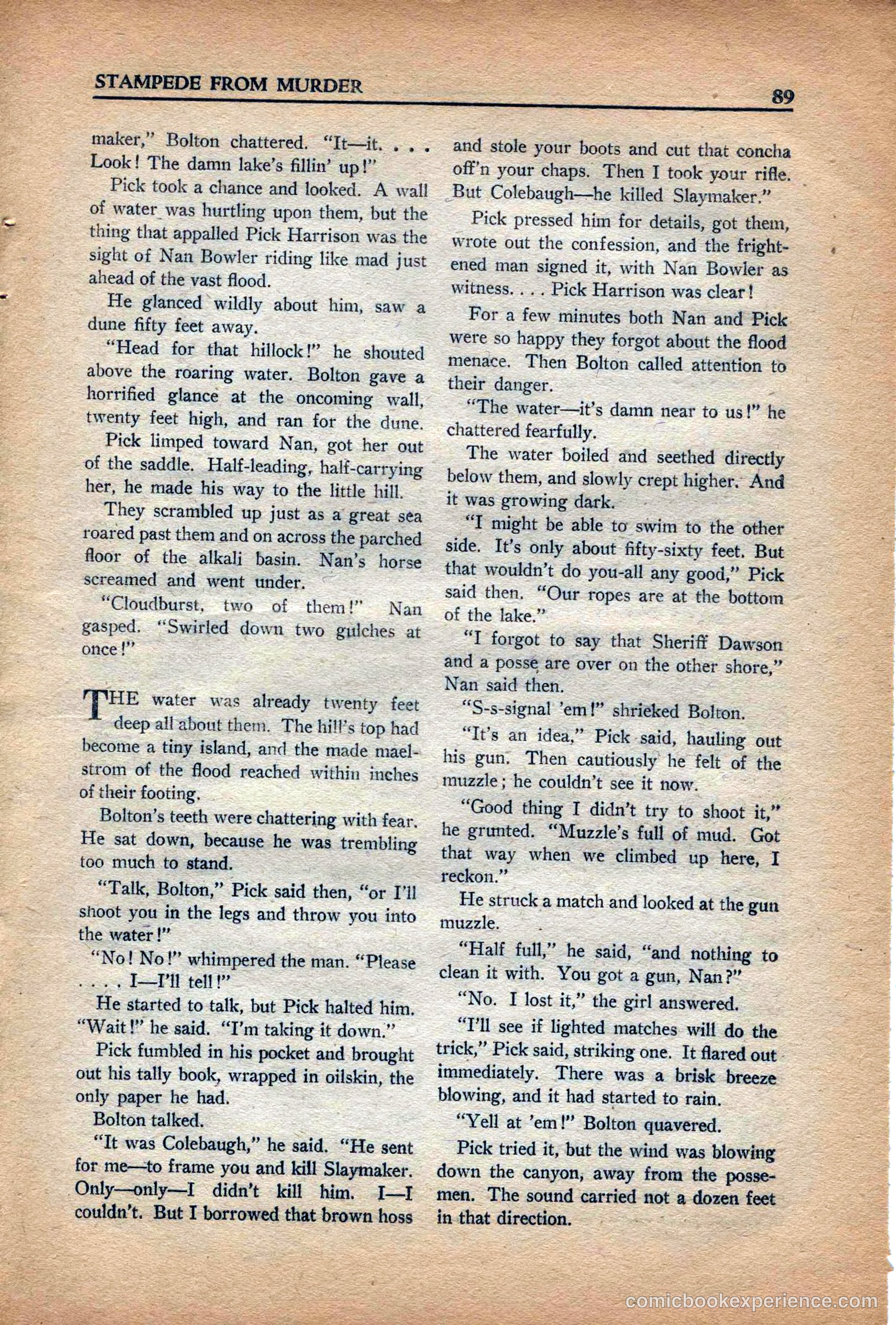 10 Story Western Magazine, May 1937 — page 91 of 132