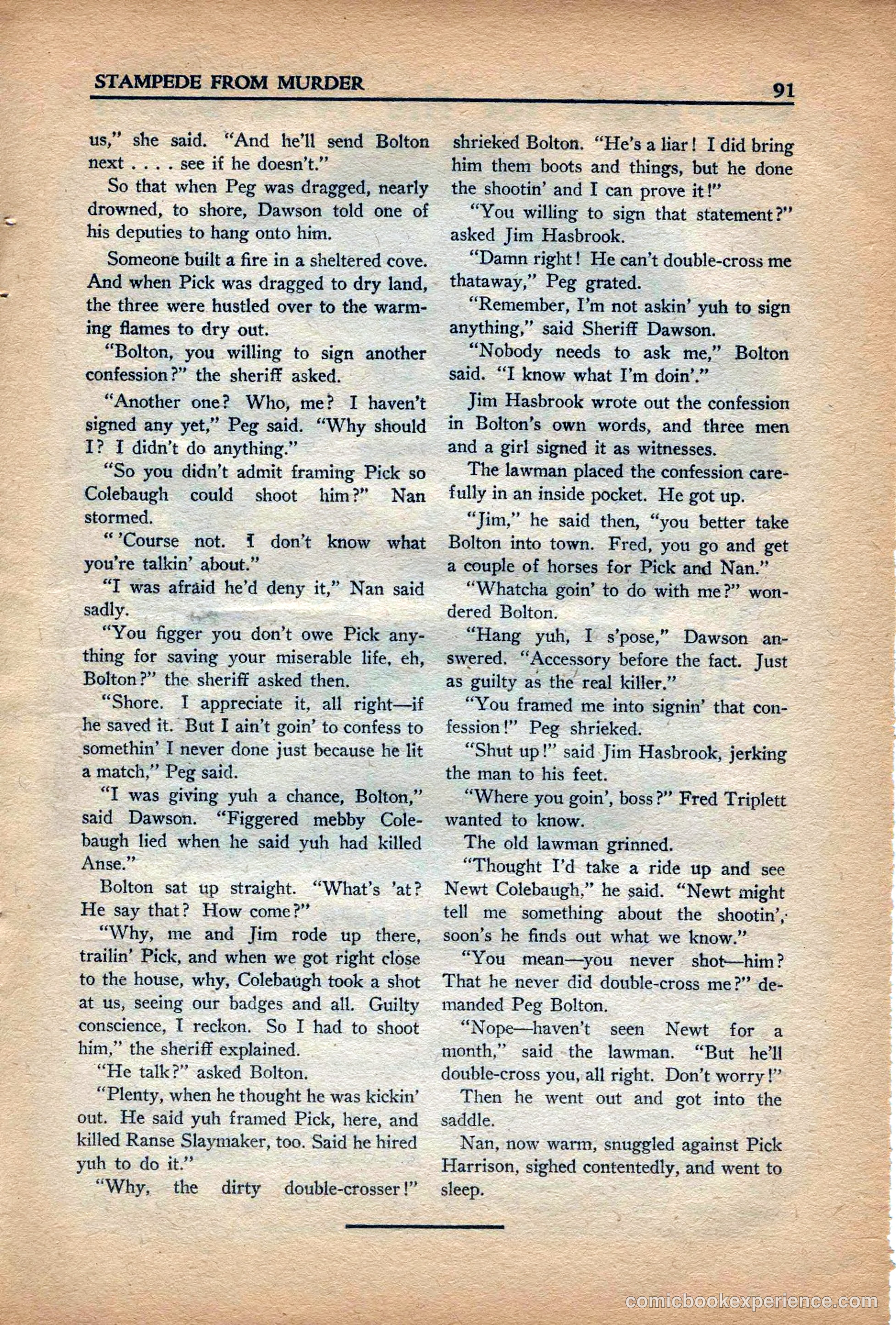 10 Story Western Magazine, May 1937 — page 93 of 132