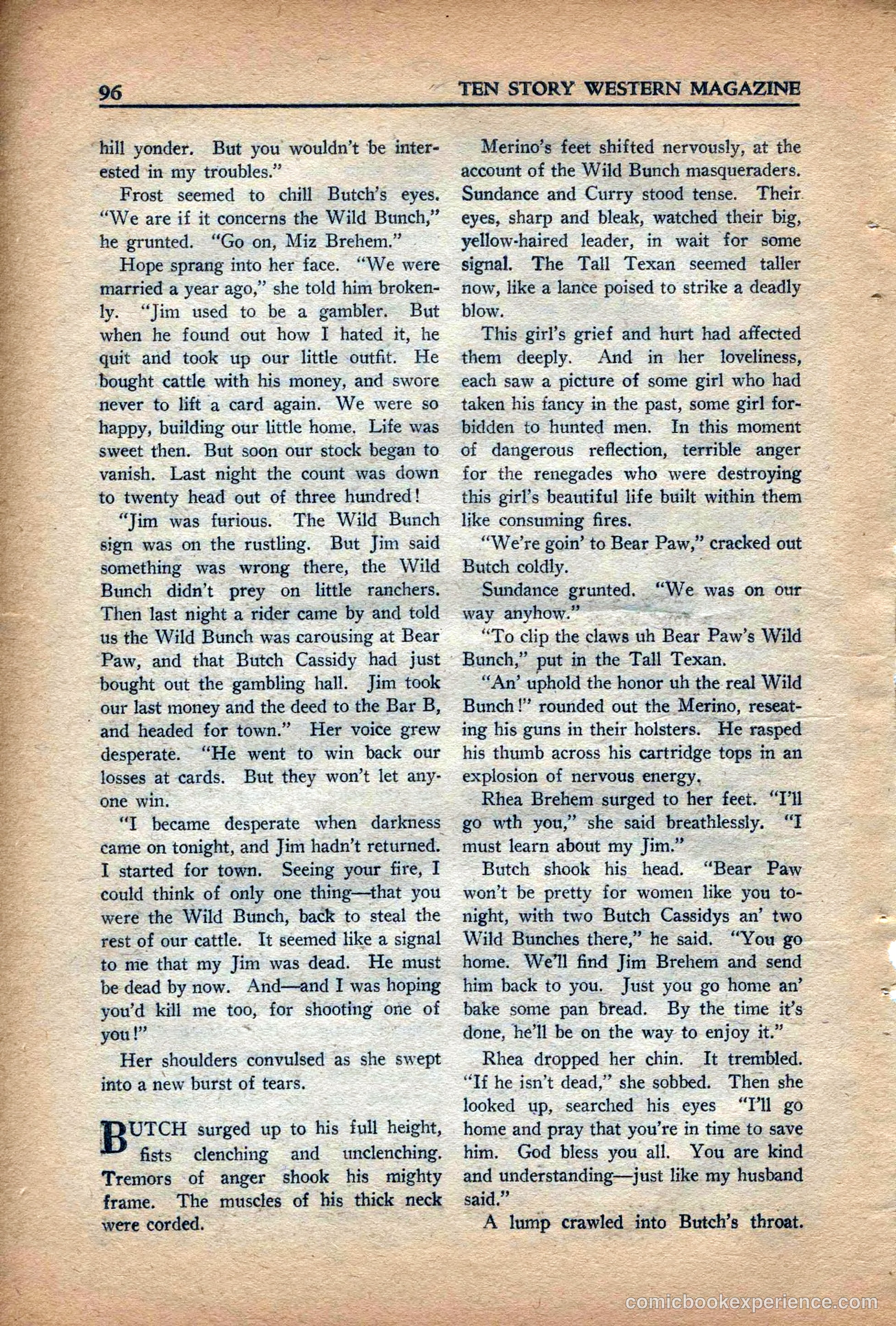 10 Story Western Magazine, May 1937 — page 98 of 132