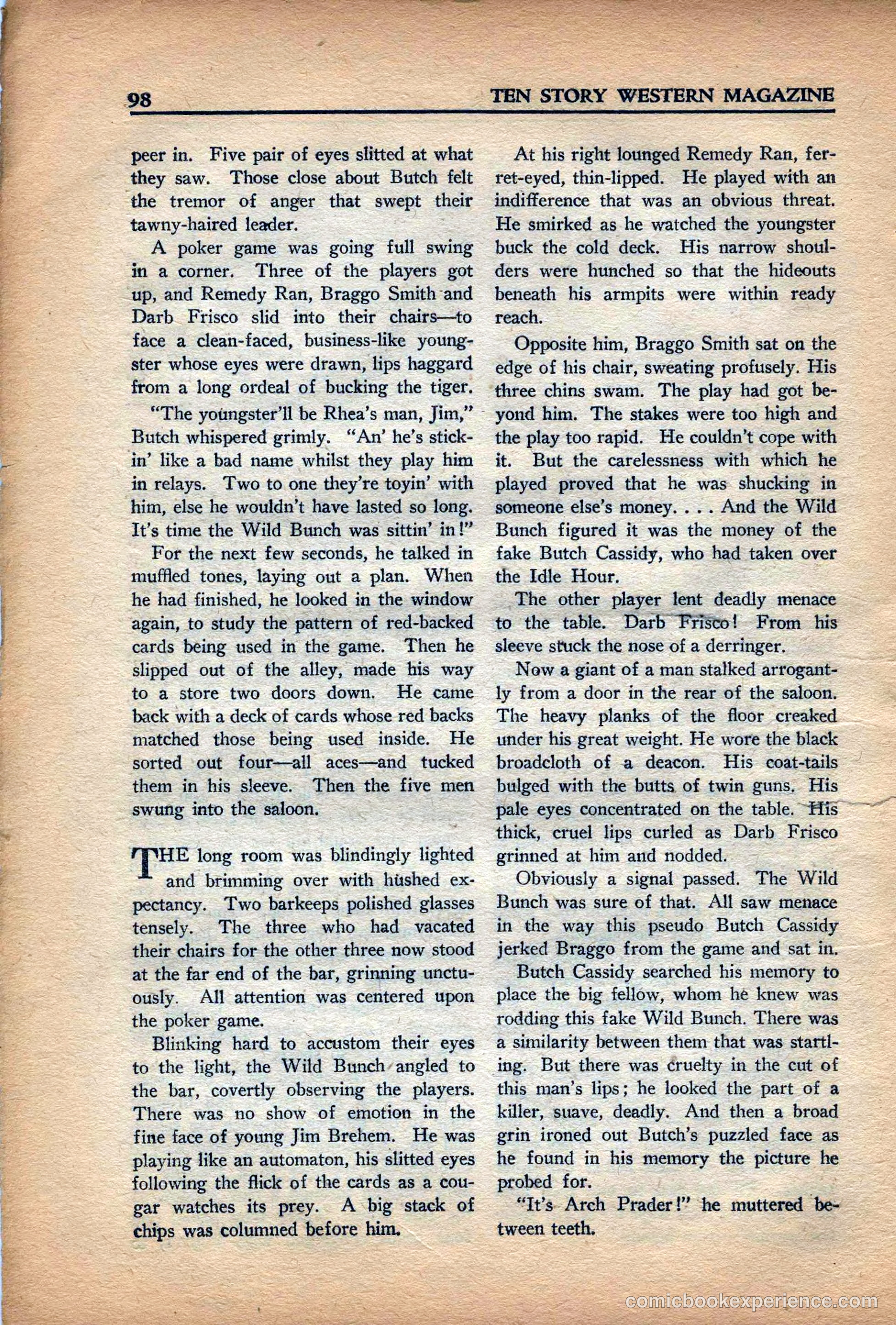 10 Story Western Magazine, May 1937 — page 100 of 132