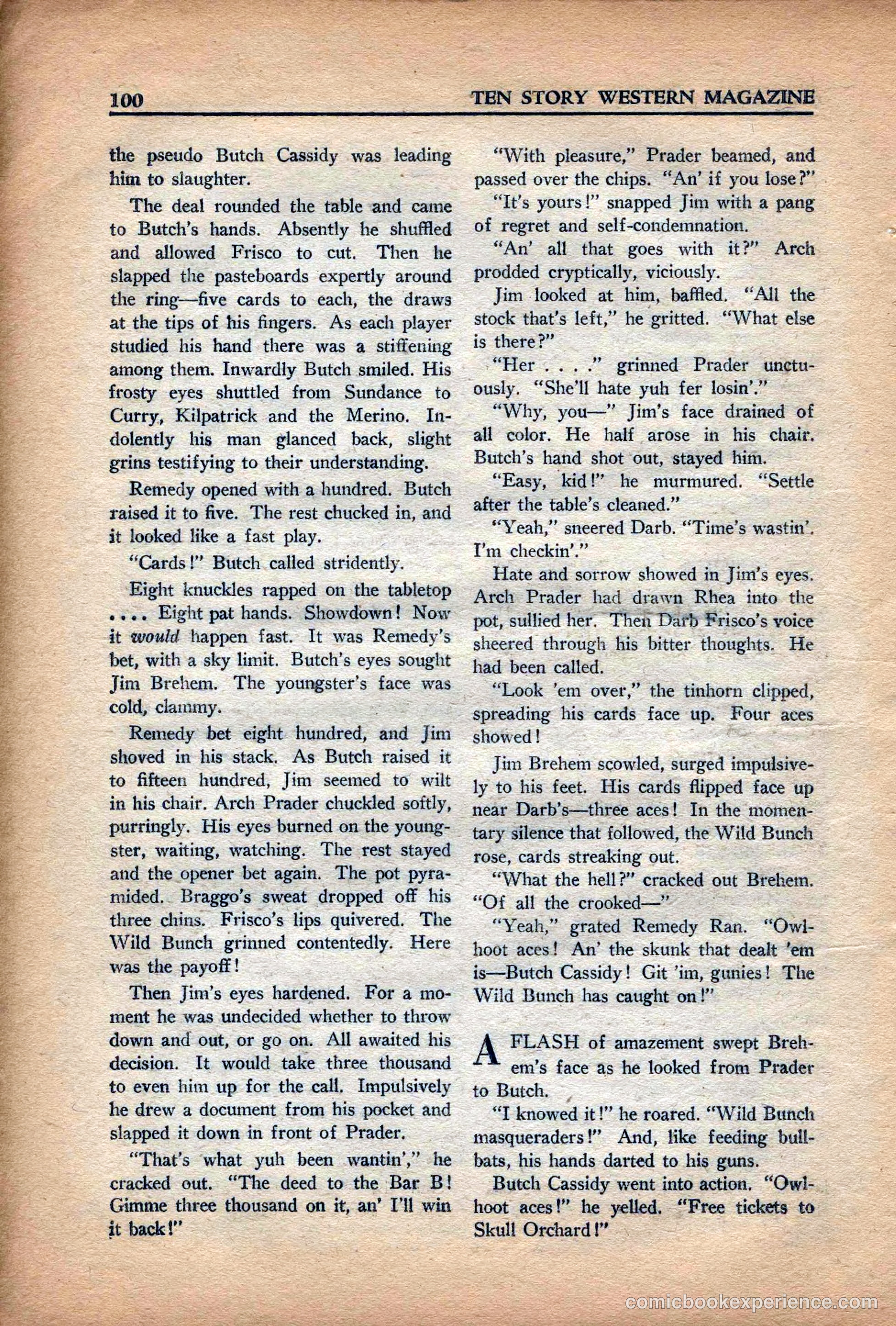 10 Story Western Magazine, May 1937 — page 102 of 132