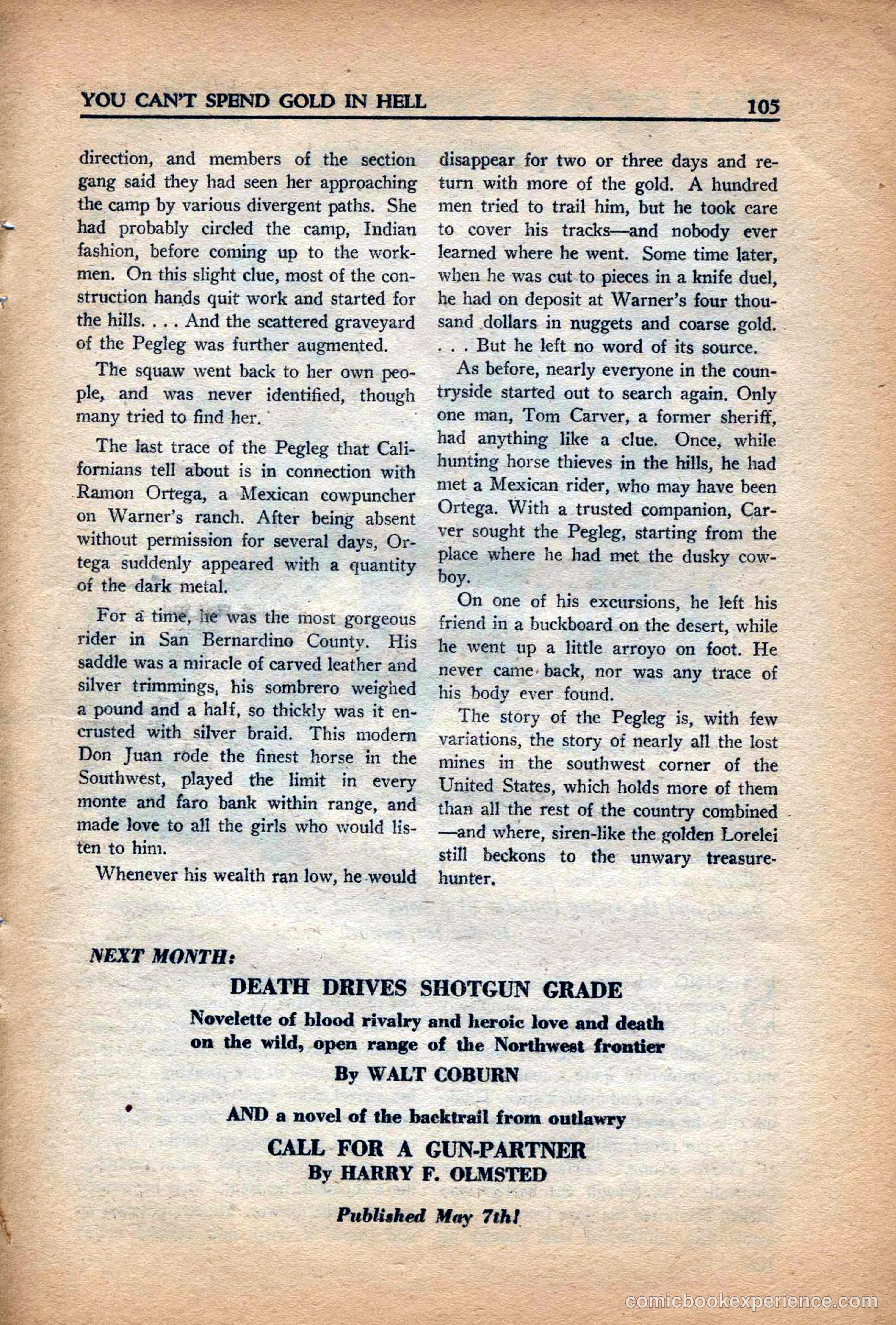 10 Story Western Magazine, May 1937 — page 107 of 132