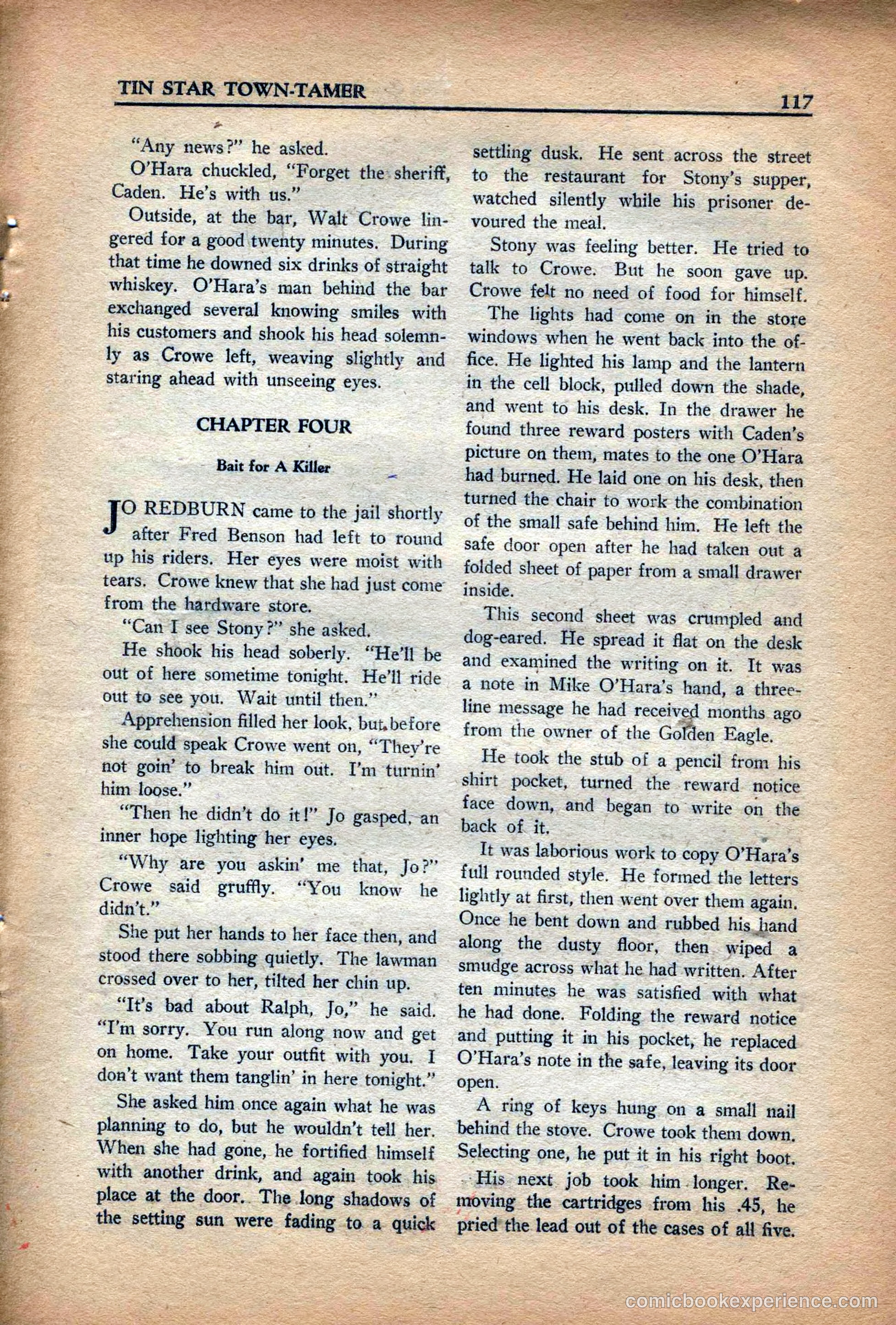 10 Story Western Magazine, May 1937 — page 119 of 132