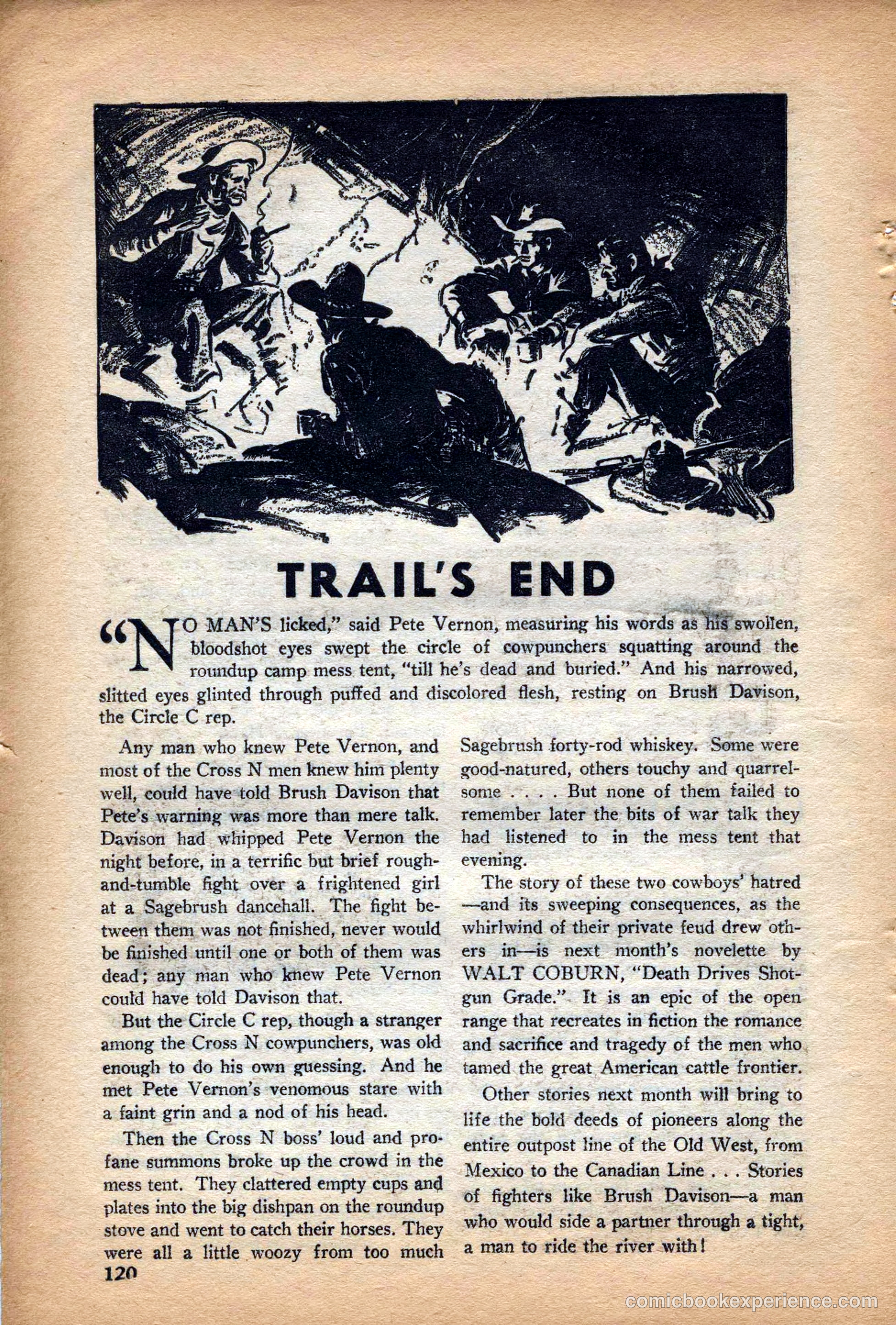 10 Story Western Magazine, May 1937 — page 122 of 132