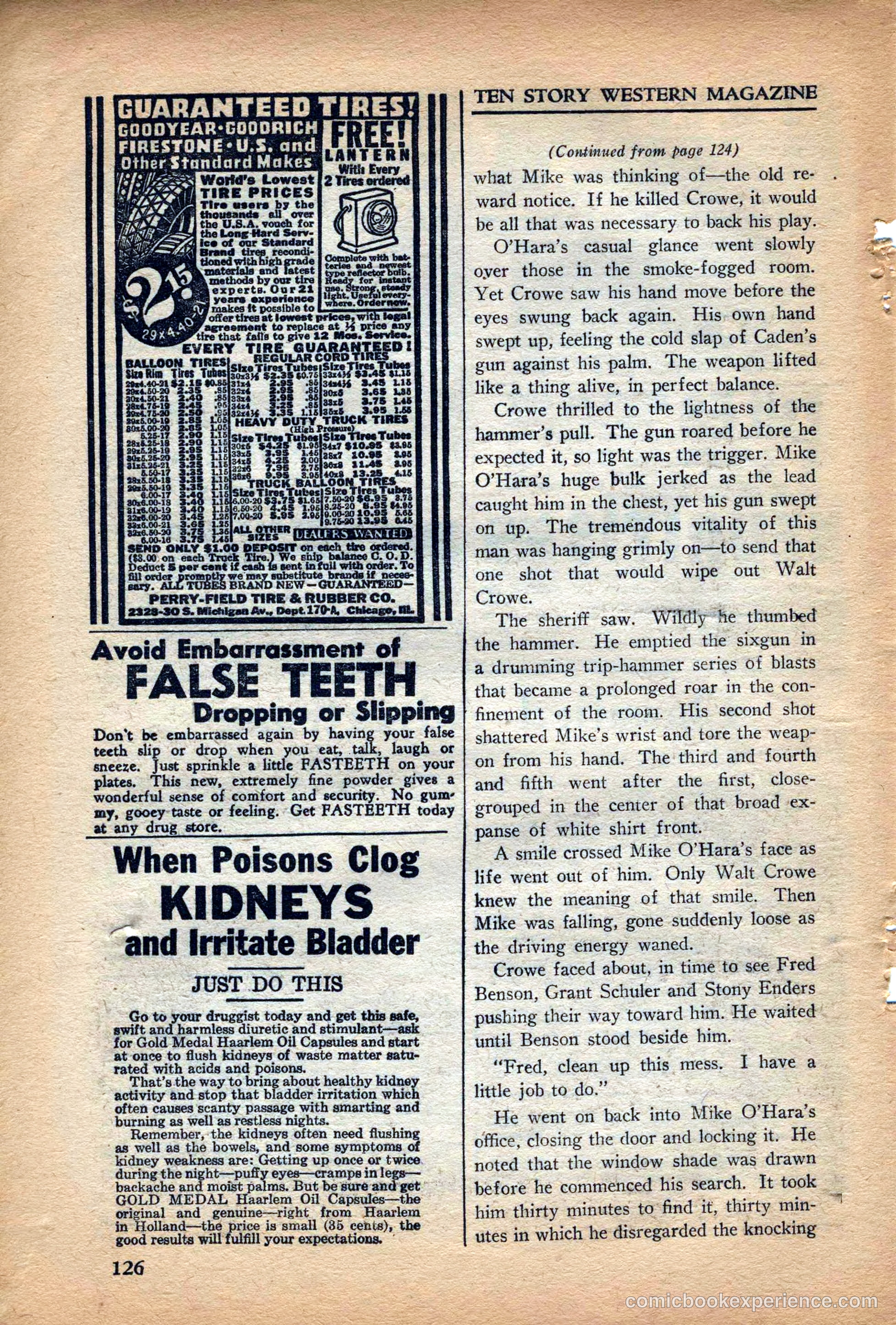 10 Story Western Magazine, May 1937 — page 128 of 132