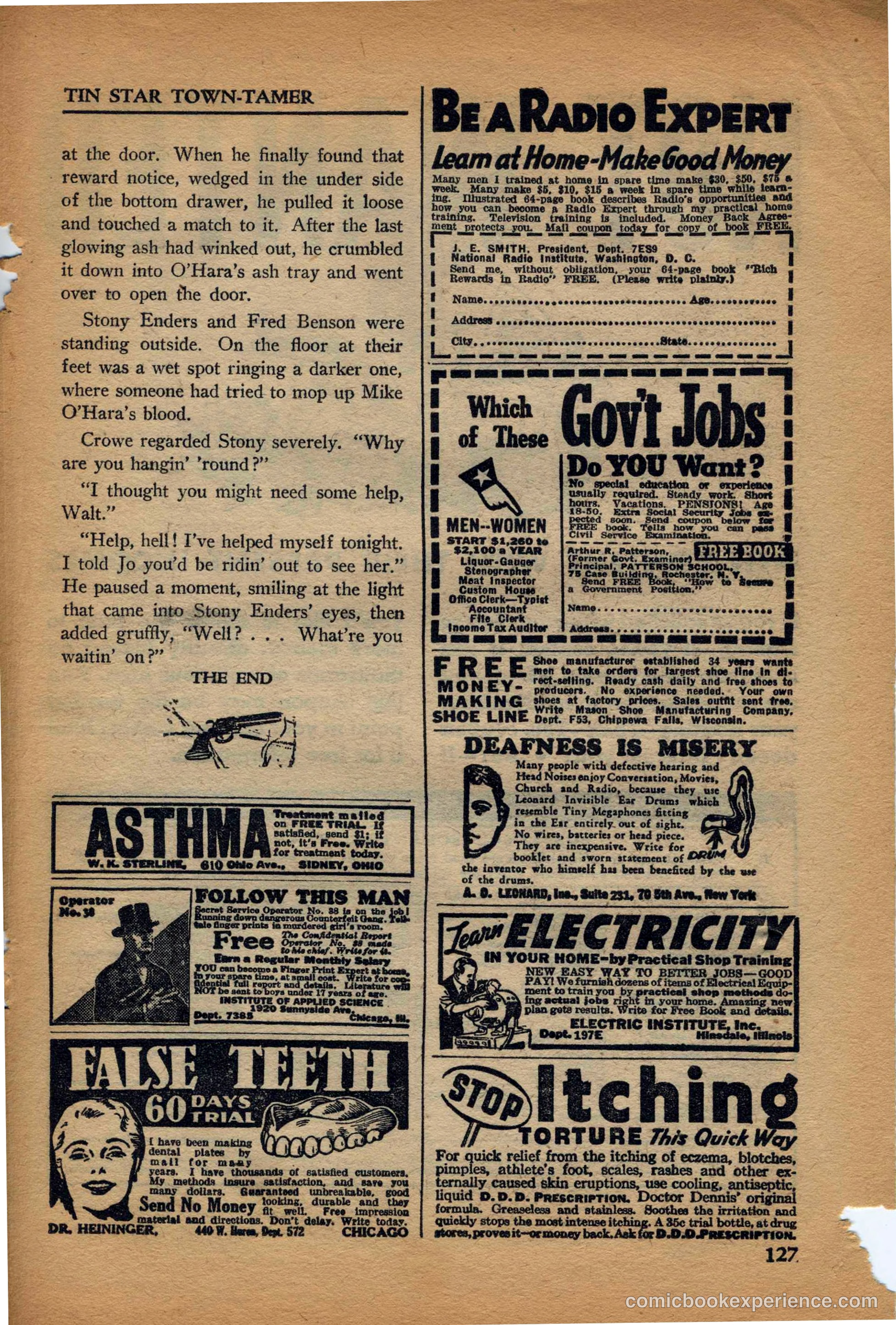 10 Story Western Magazine, May 1937 — page 129 of 132