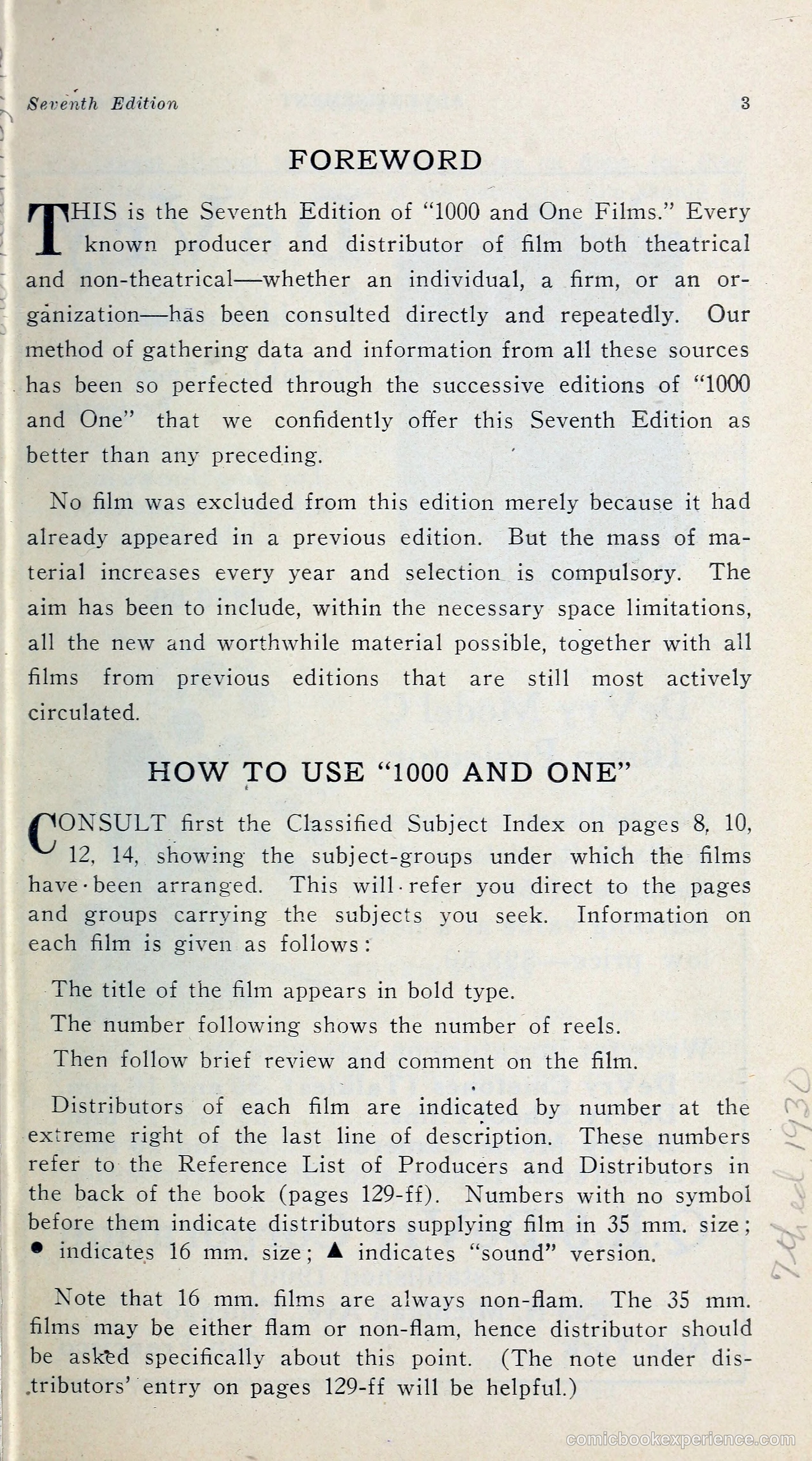 1000 and One: The Blue Book of Non-Theatrical Films — page 12 of 158