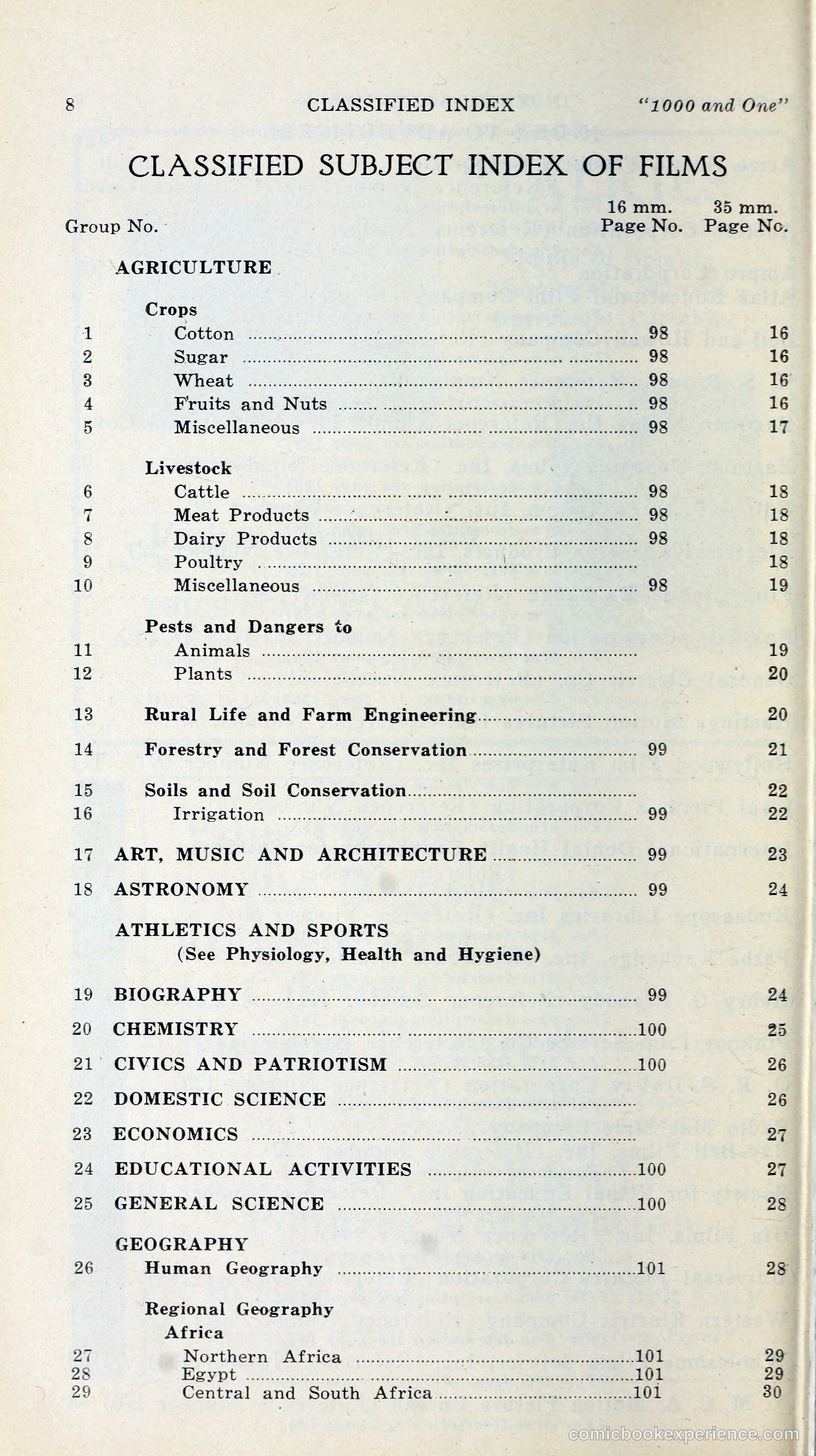 1000 and One: The Blue Book of Non-Theatrical Films — page 17 of 158