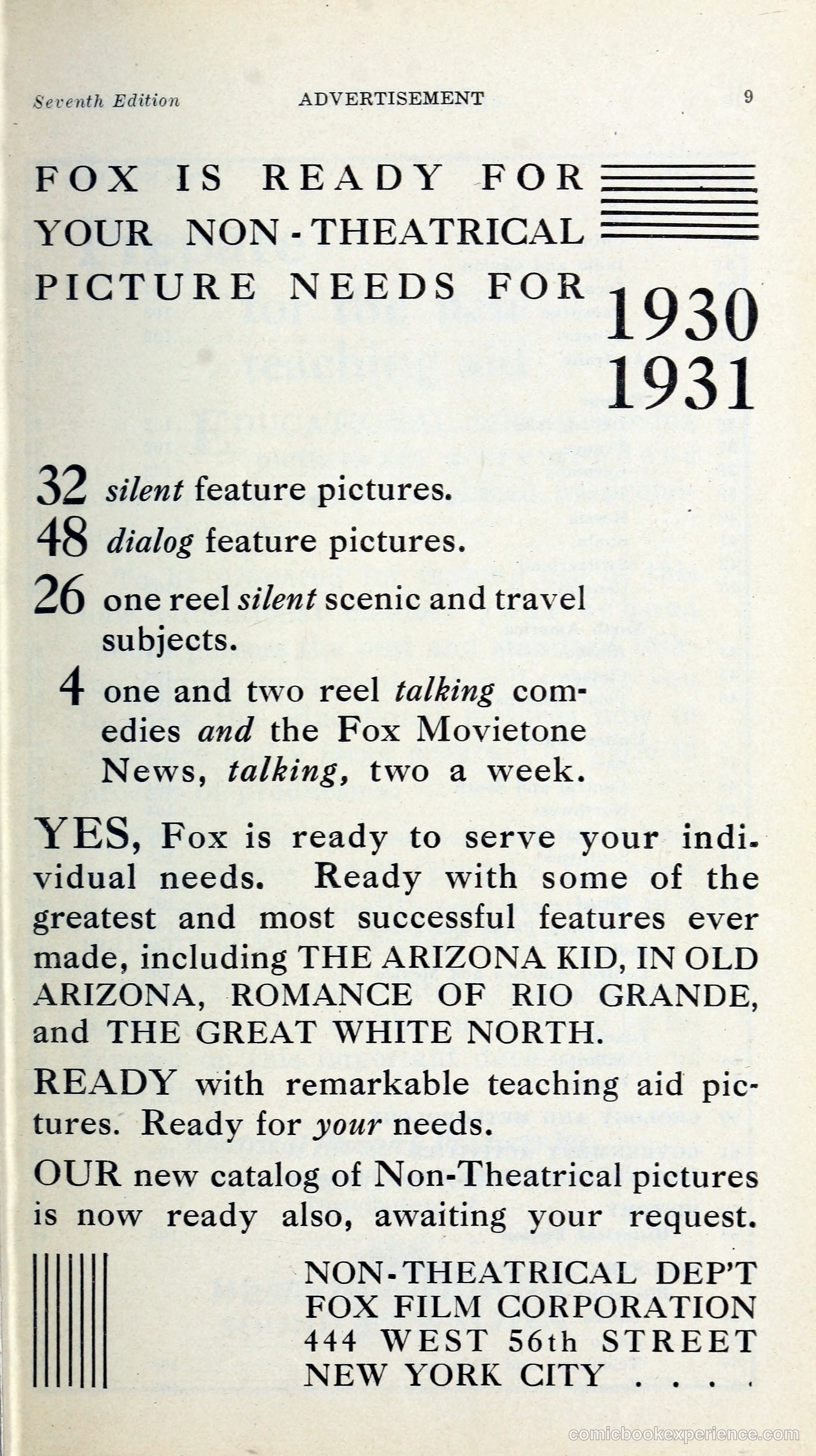 1000 and One: The Blue Book of Non-Theatrical Films — page 18 of 158