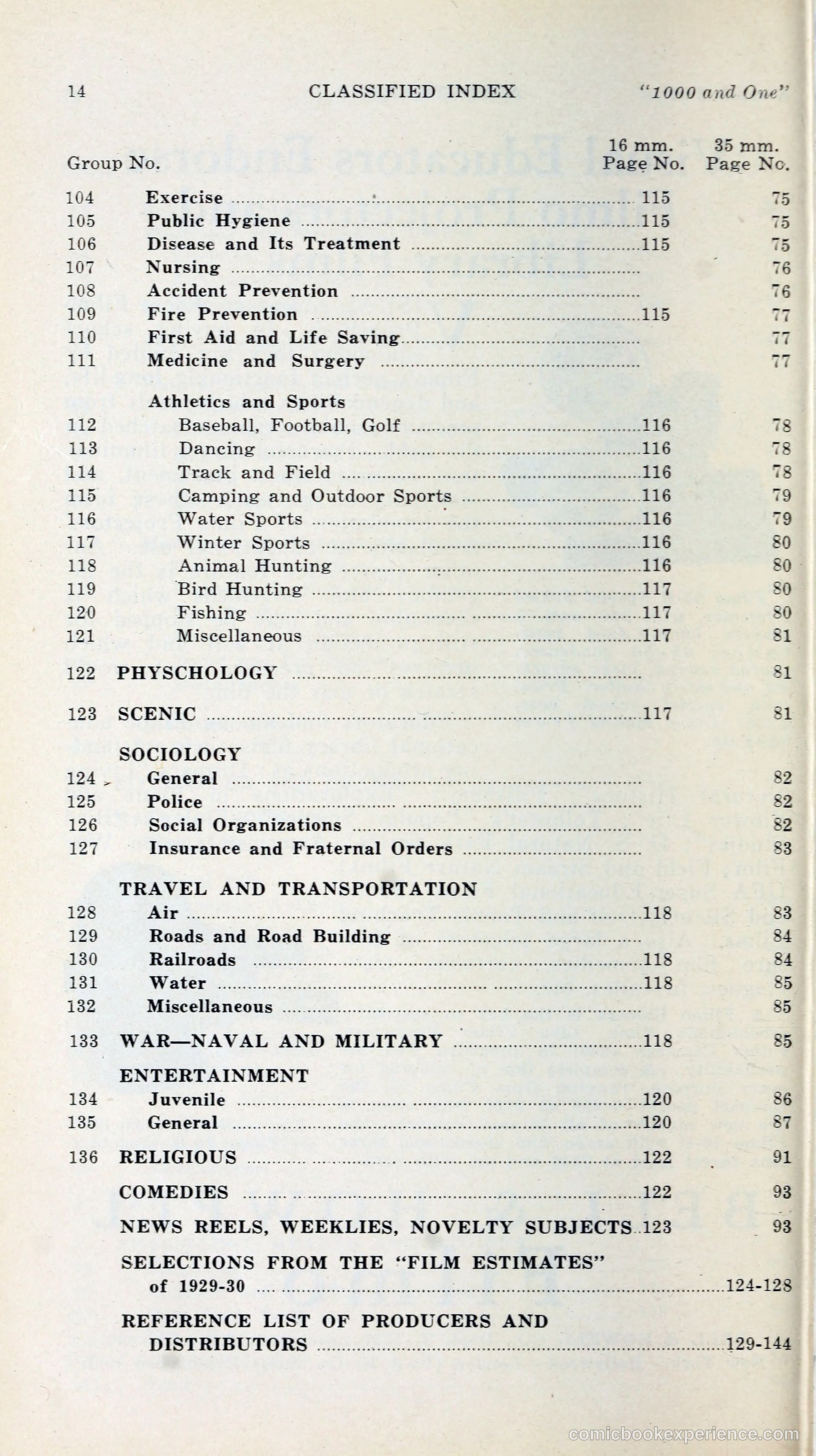 1000 and One: The Blue Book of Non-Theatrical Films — page 23 of 158