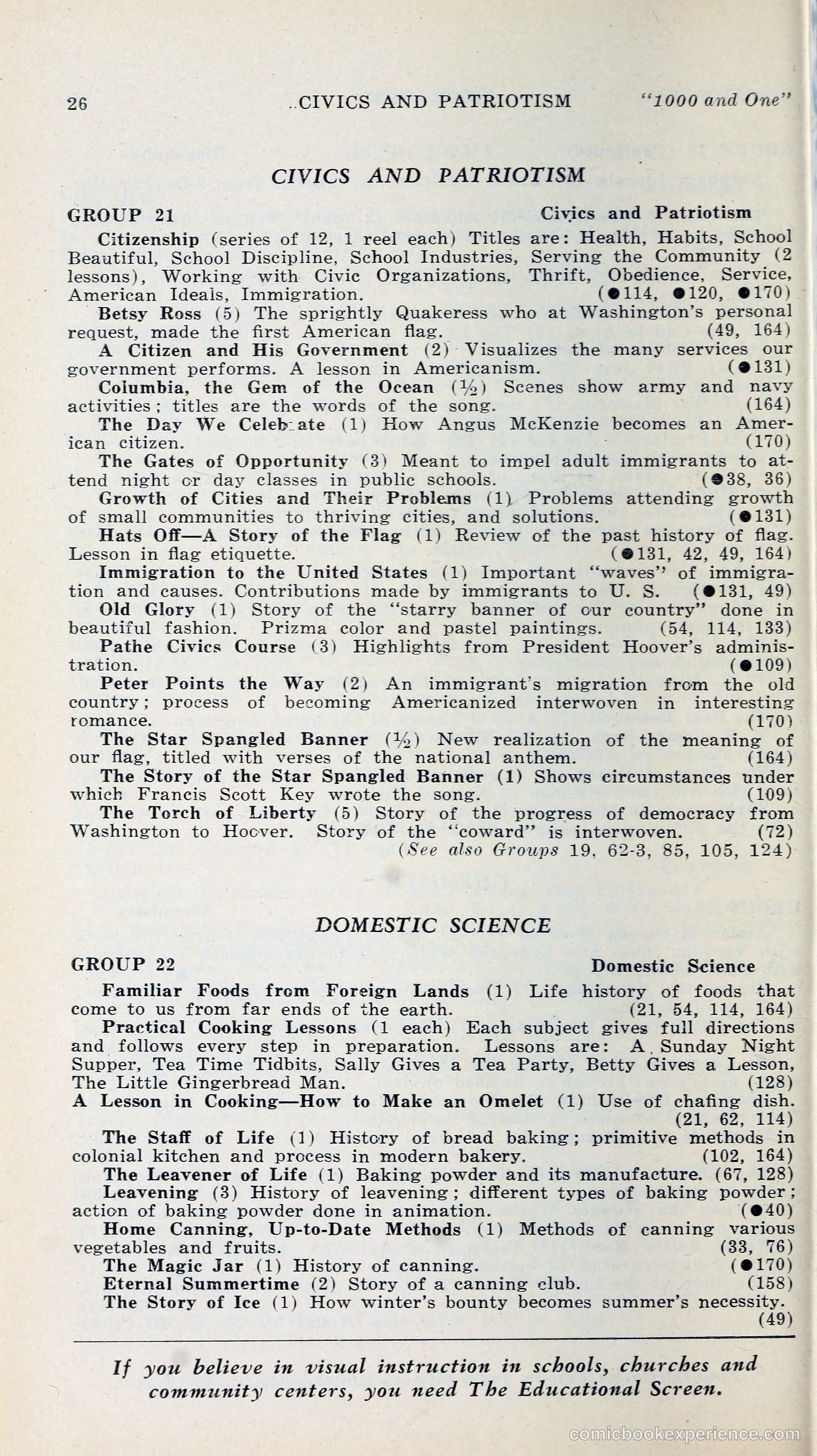 1000 and One: The Blue Book of Non-Theatrical Films — page 35 of 158