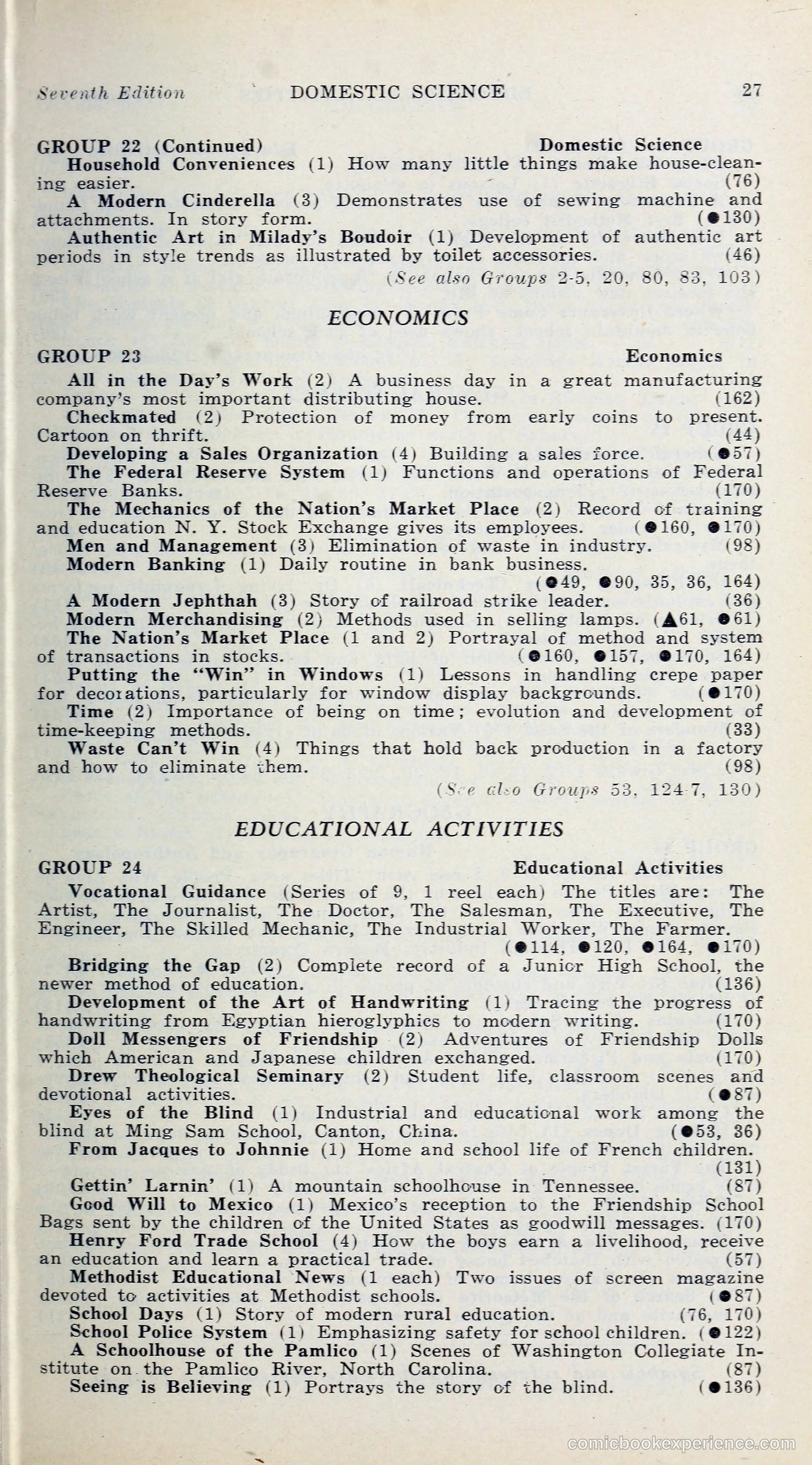 1000 and One: The Blue Book of Non-Theatrical Films — page 36 of 158