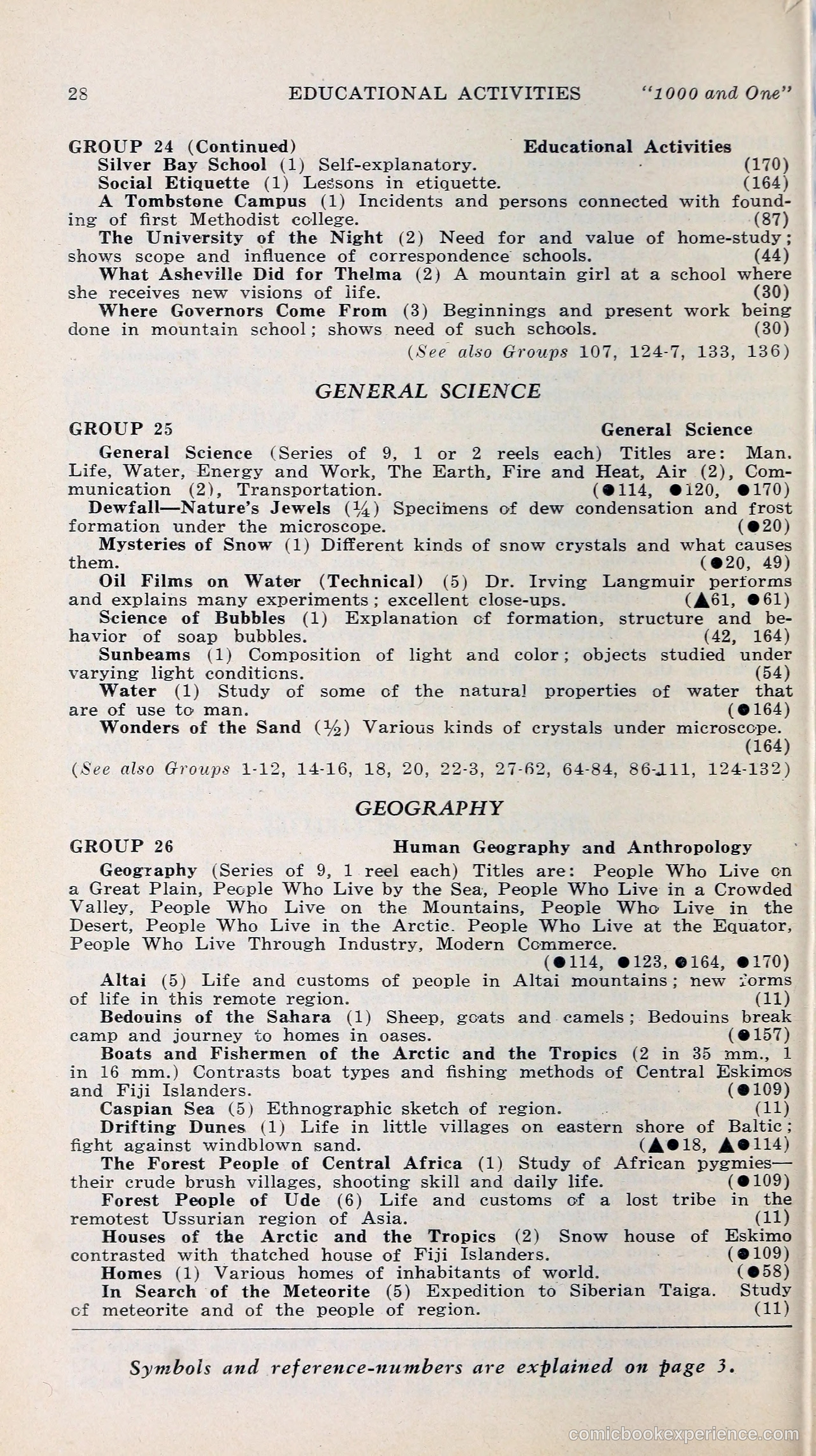 1000 and One: The Blue Book of Non-Theatrical Films — page 37 of 158