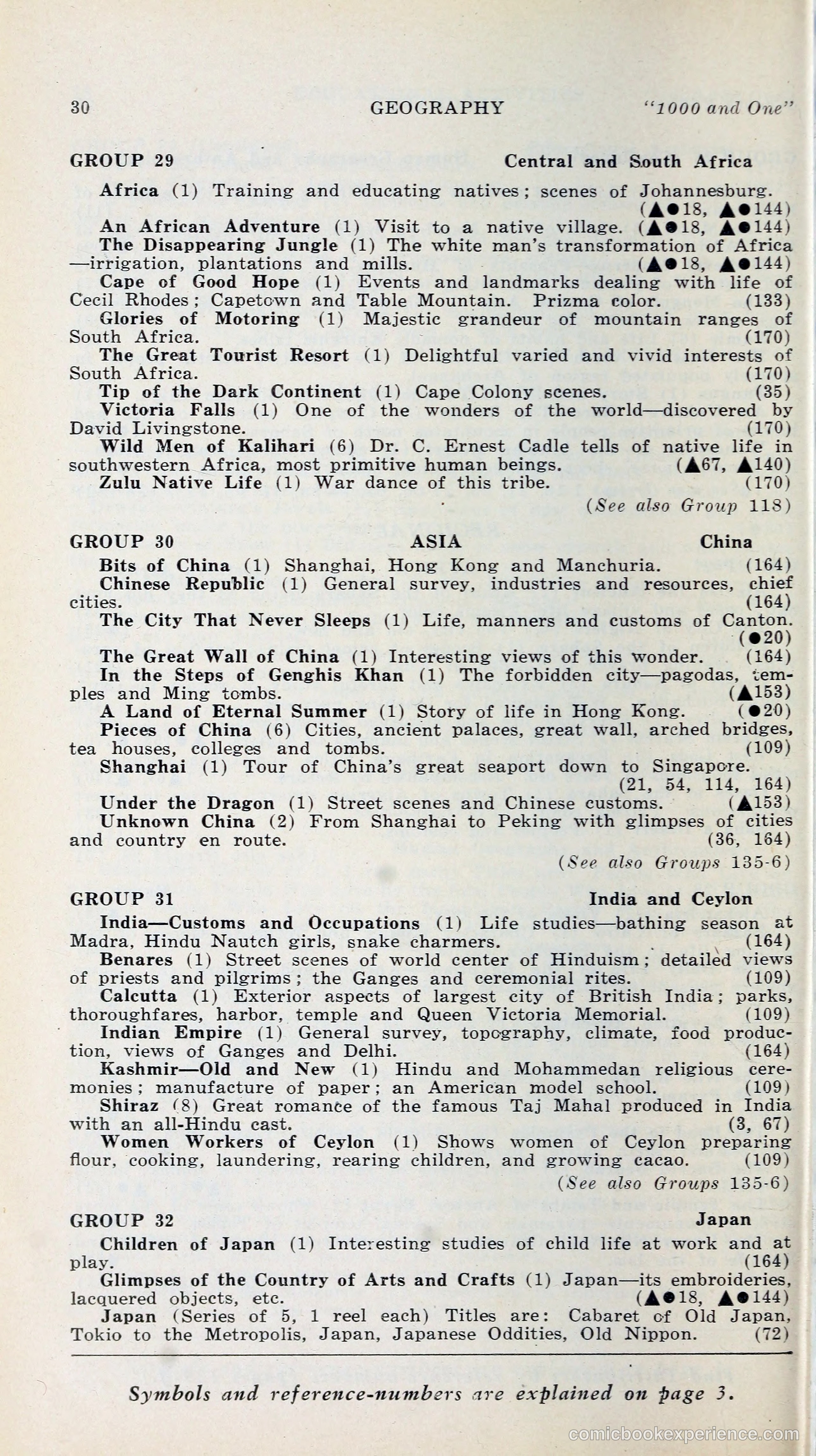 1000 and One: The Blue Book of Non-Theatrical Films — page 39 of 158