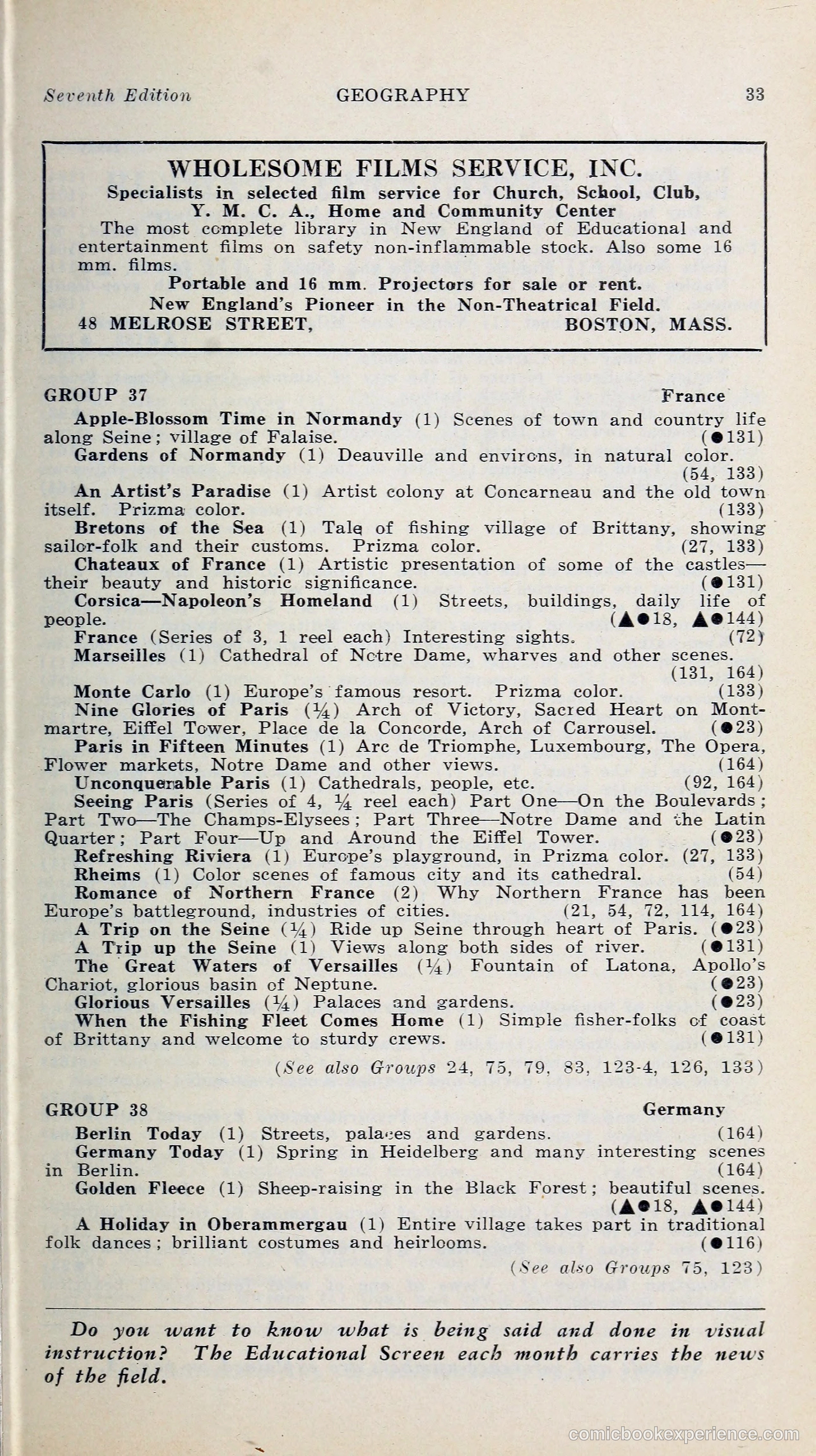 1000 and One: The Blue Book of Non-Theatrical Films — page 42 of 158