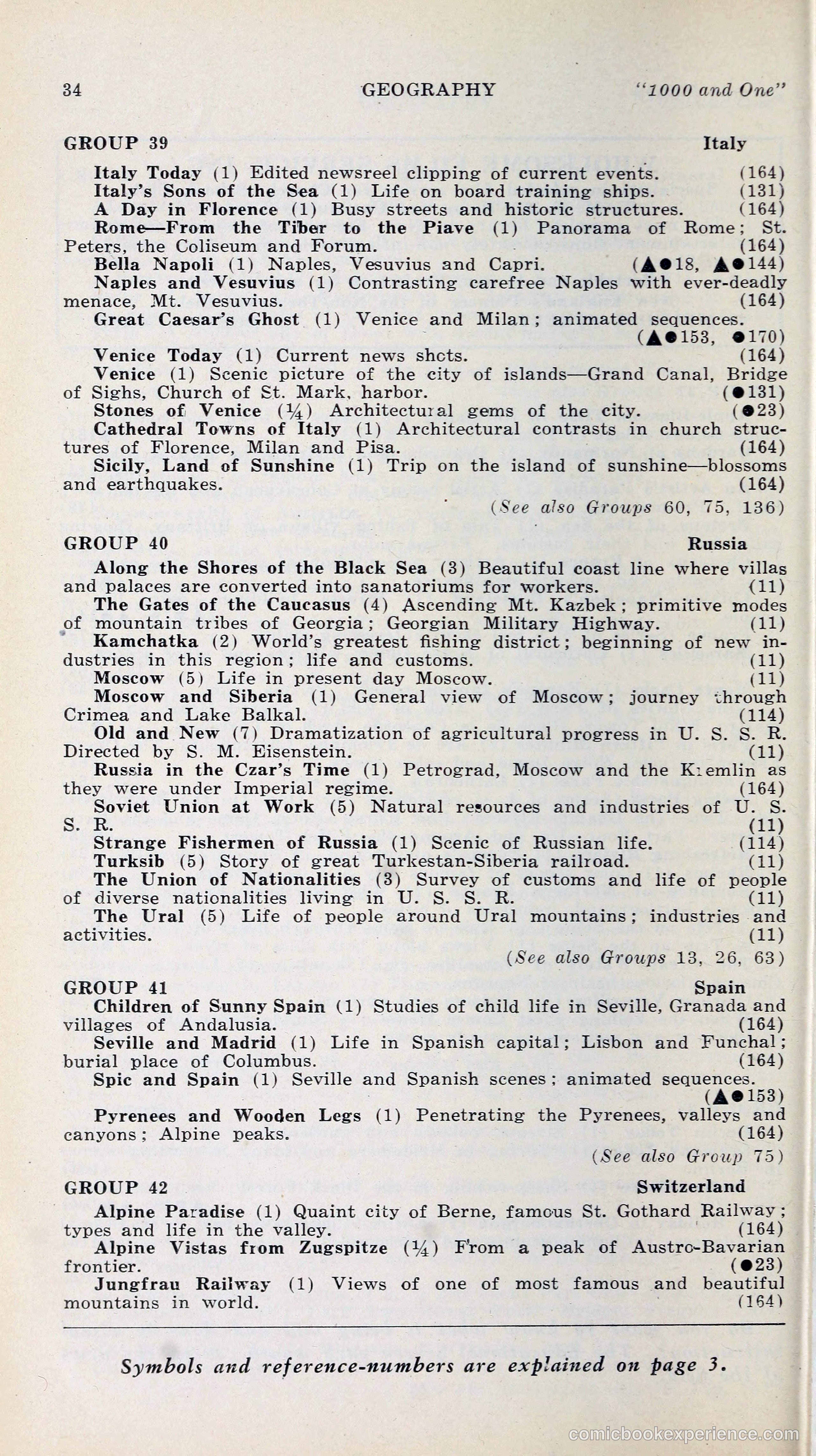 1000 and One: The Blue Book of Non-Theatrical Films — page 43 of 158