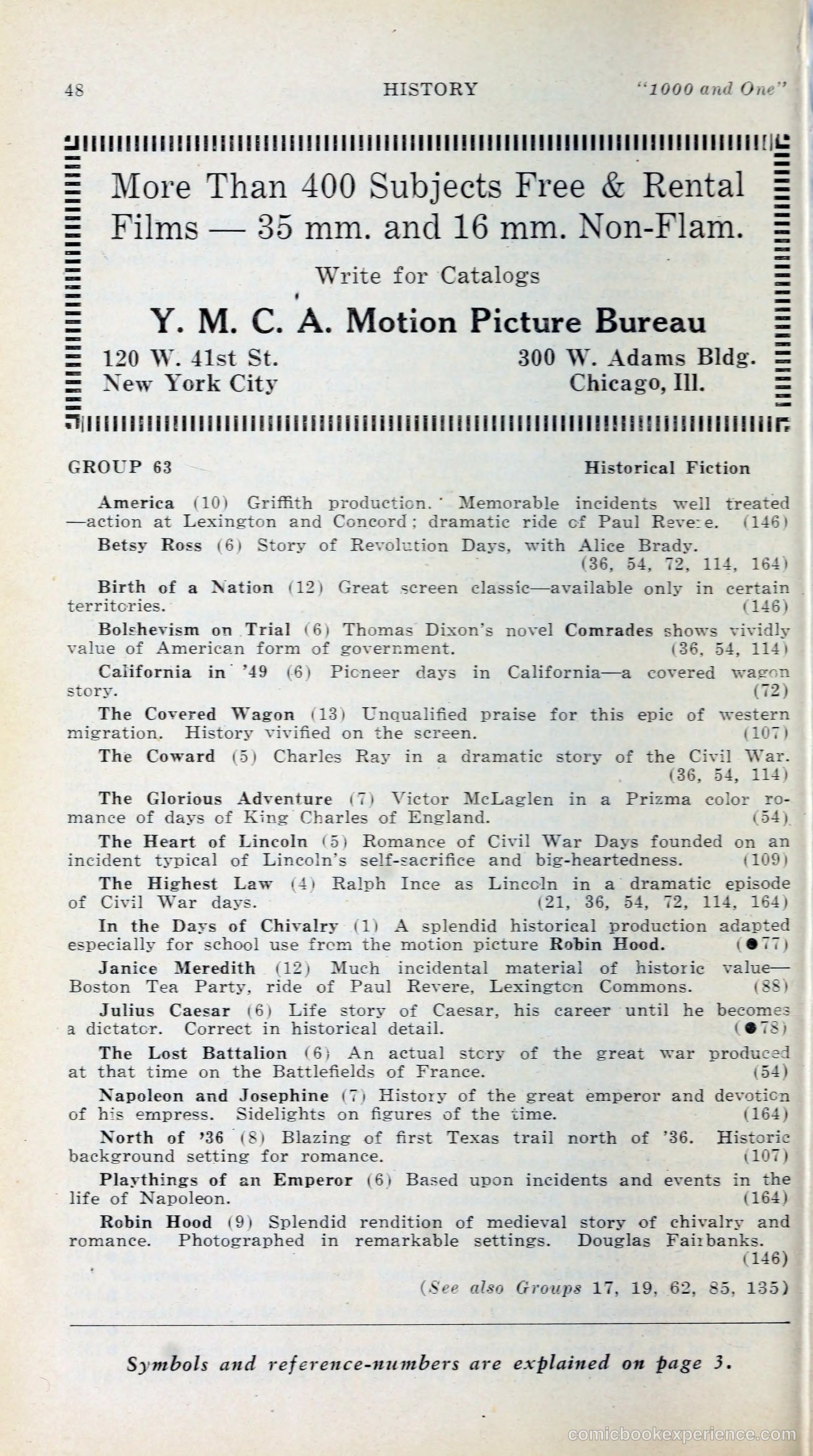 1000 and One: The Blue Book of Non-Theatrical Films — page 57 of 158