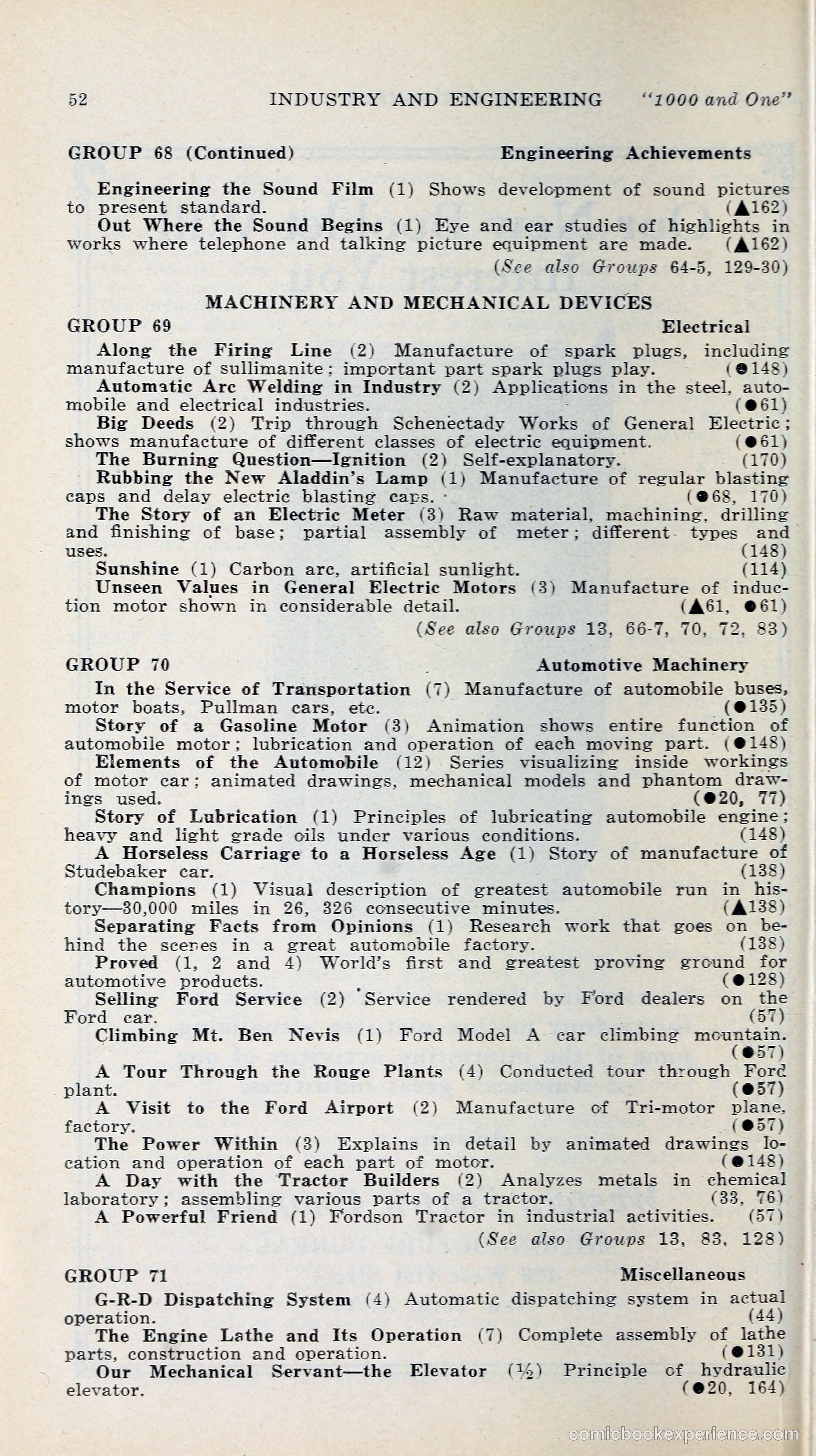 1000 and One: The Blue Book of Non-Theatrical Films — page 61 of 158