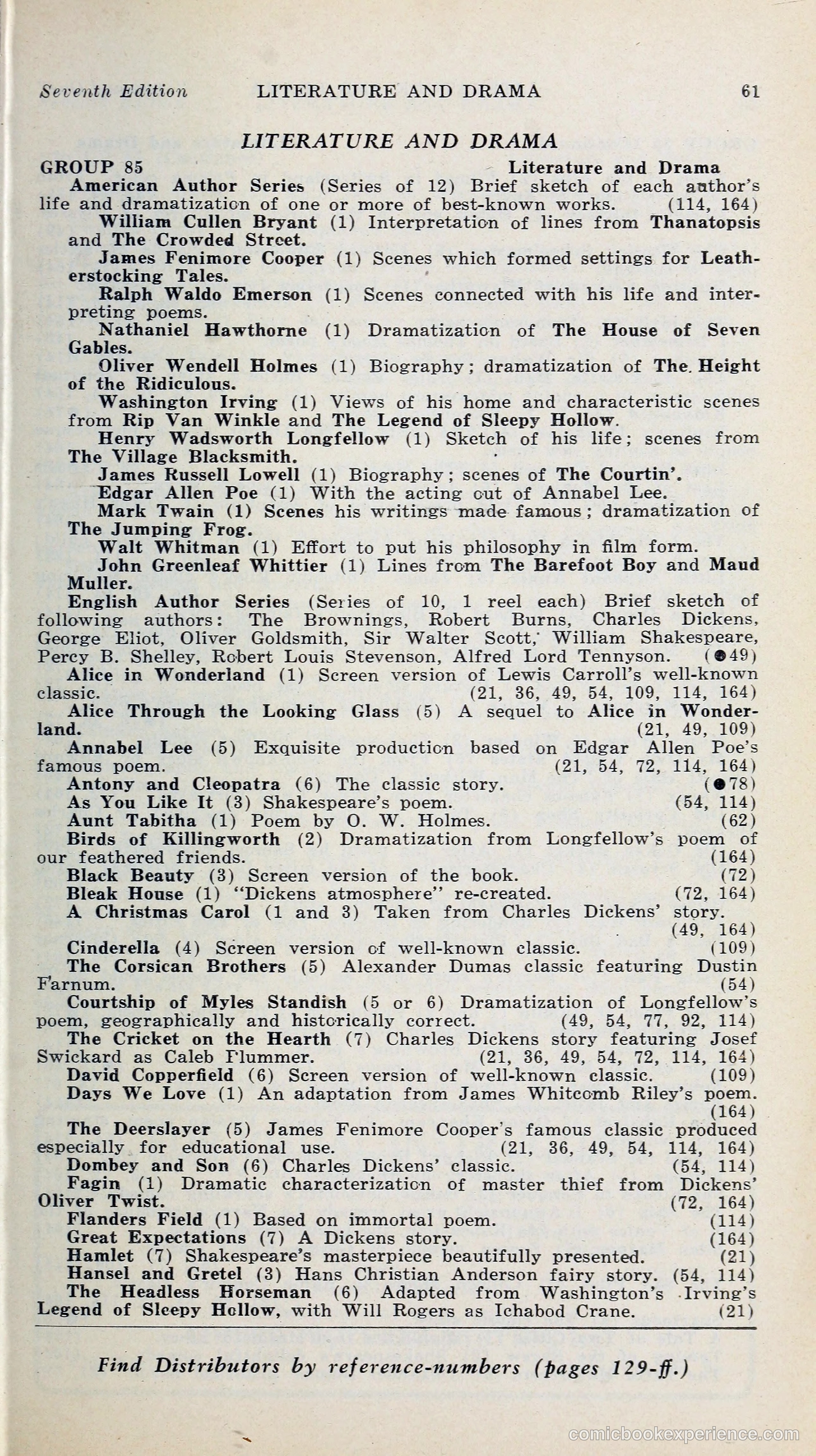 1000 and One: The Blue Book of Non-Theatrical Films — page 70 of 158