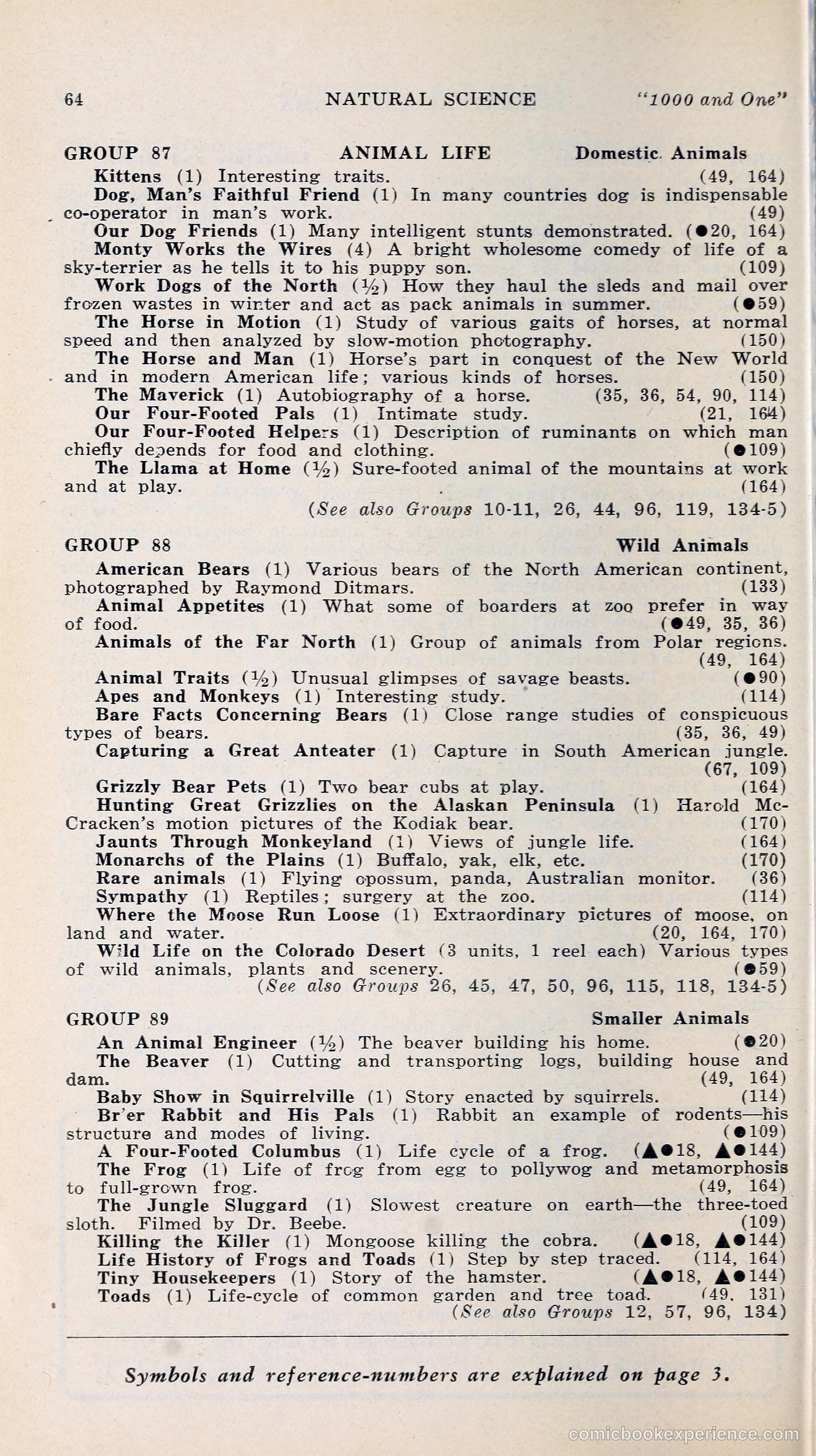 1000 and One: The Blue Book of Non-Theatrical Films — page 73 of 158