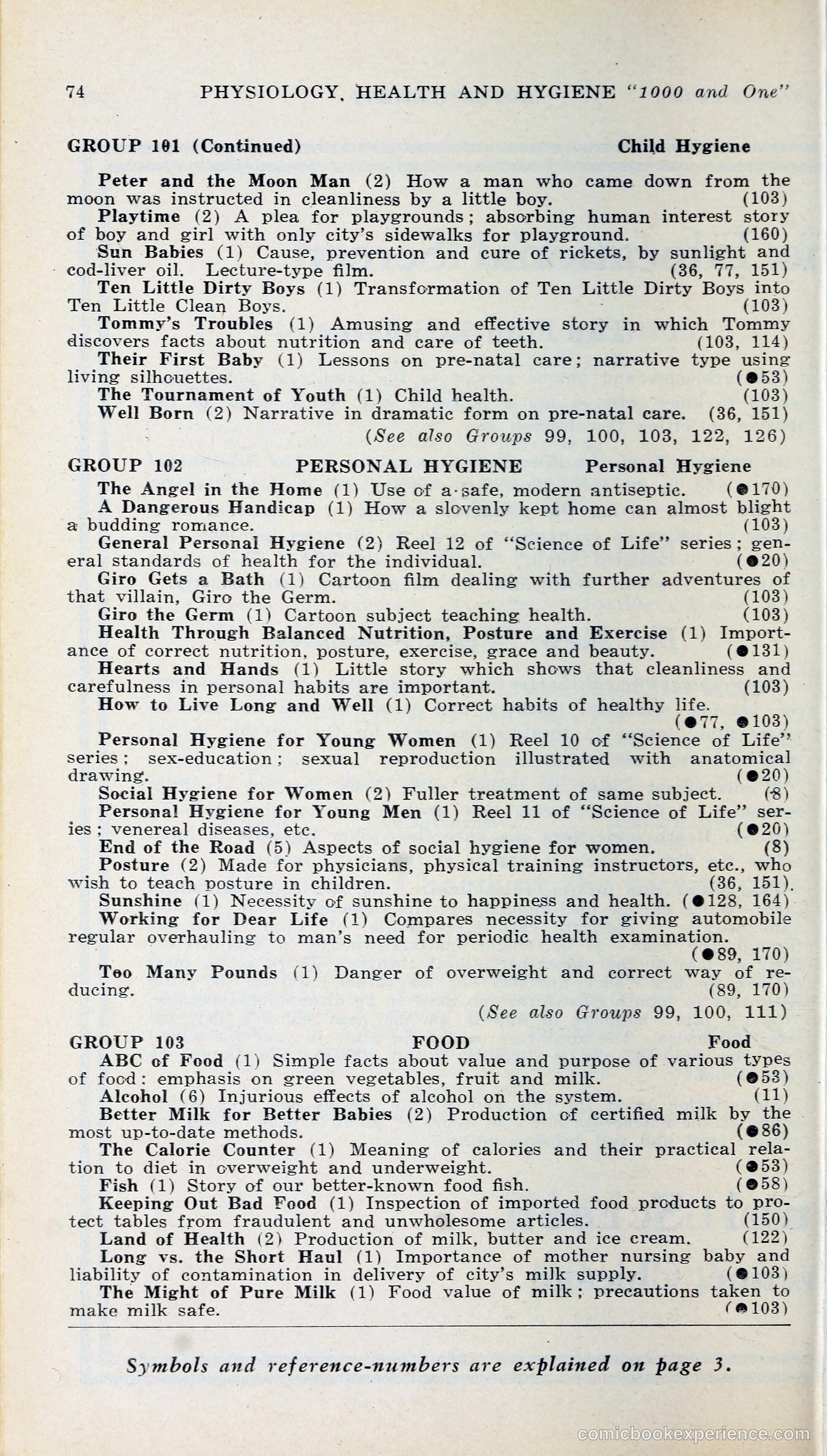 1000 and One: The Blue Book of Non-Theatrical Films — page 83 of 158