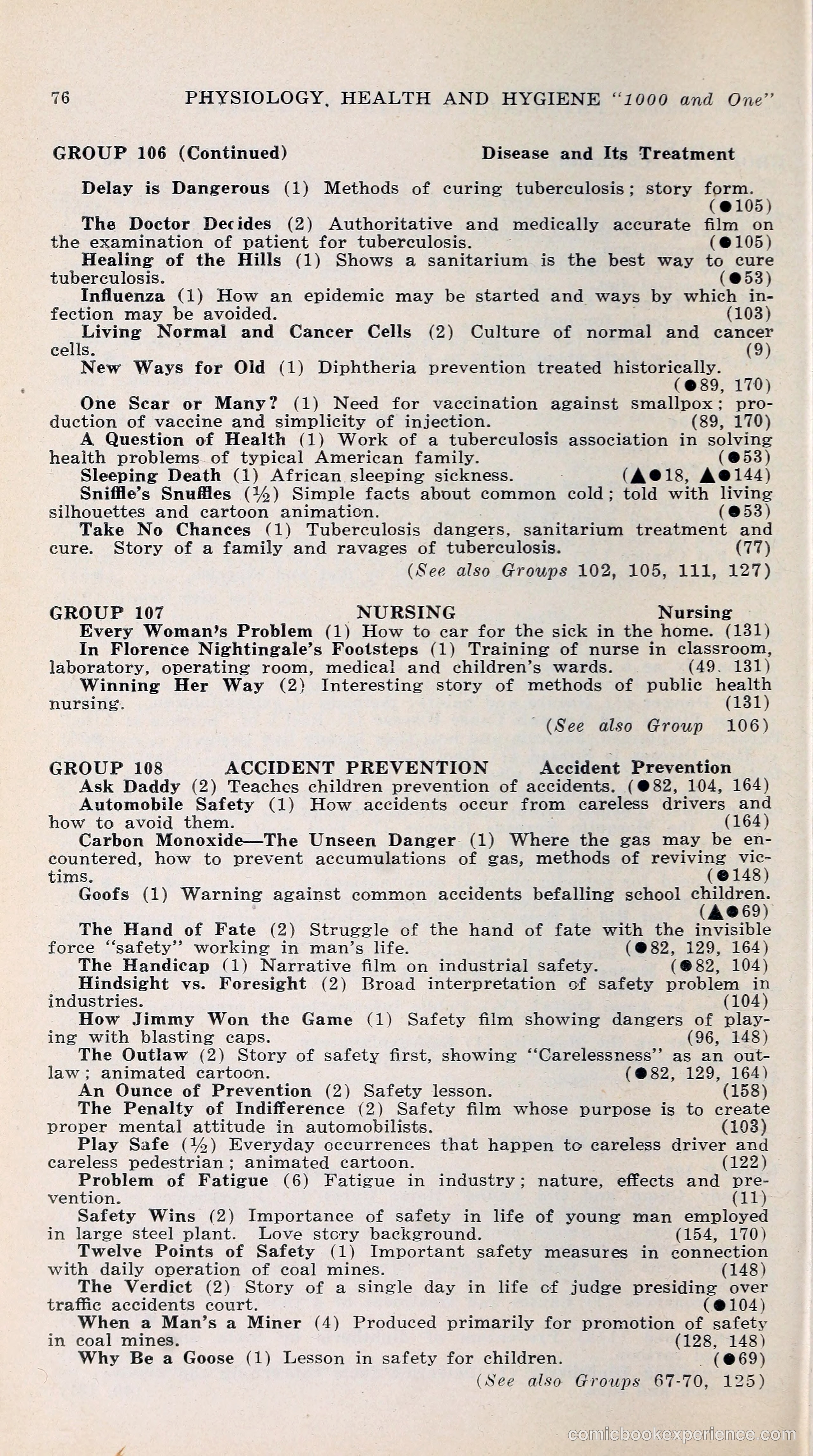 1000 and One: The Blue Book of Non-Theatrical Films — page 85 of 158