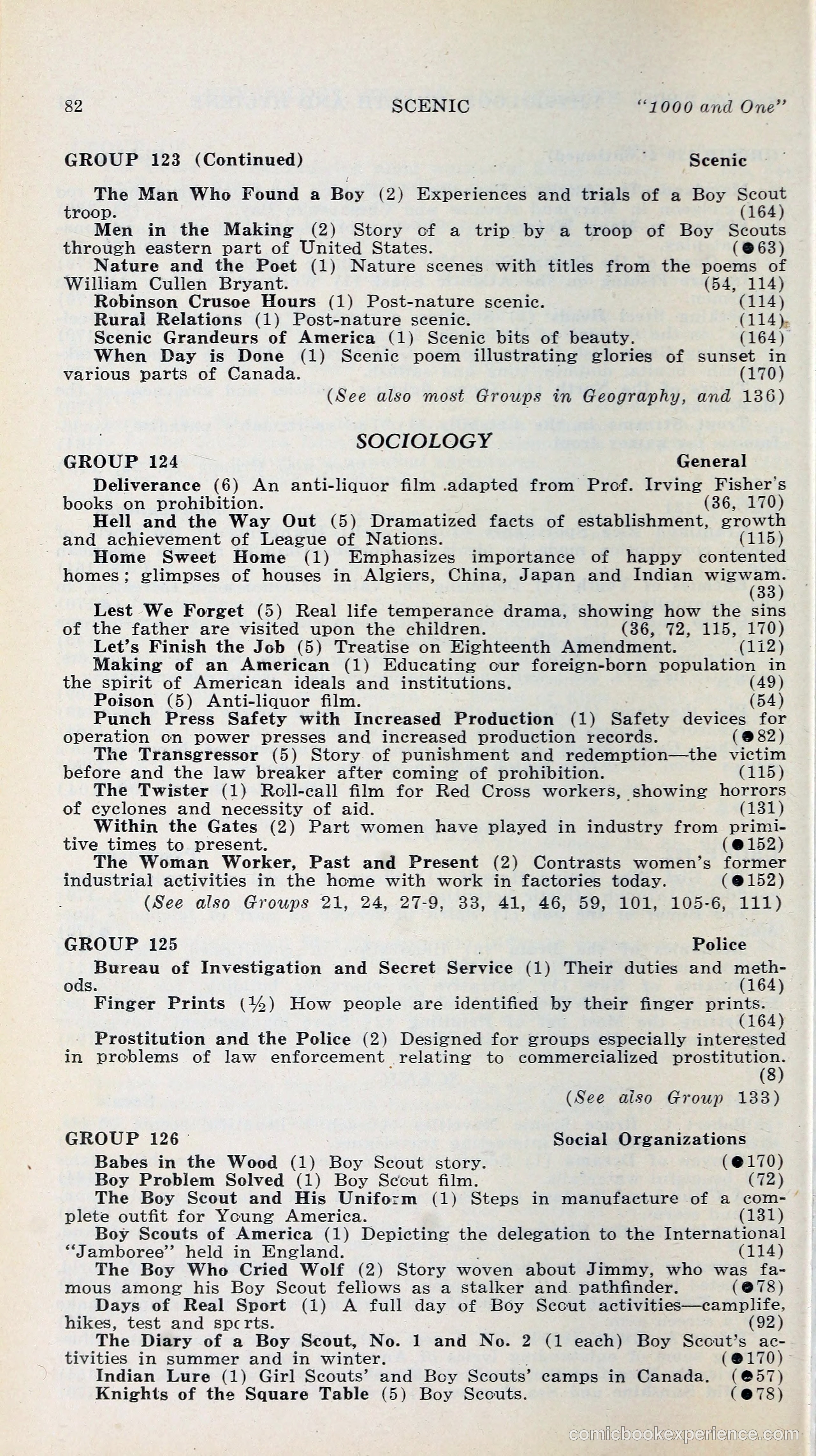 1000 and One: The Blue Book of Non-Theatrical Films — page 91 of 158